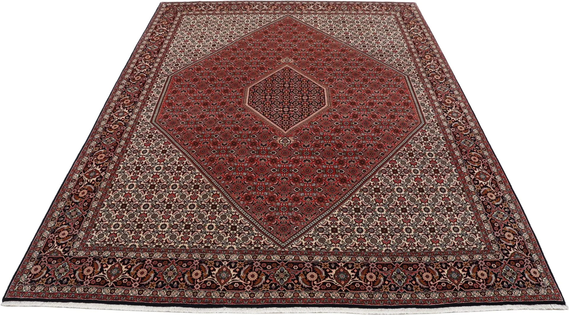 Handgeknüpfter Bijar Perserteppich 254 × 355 cm