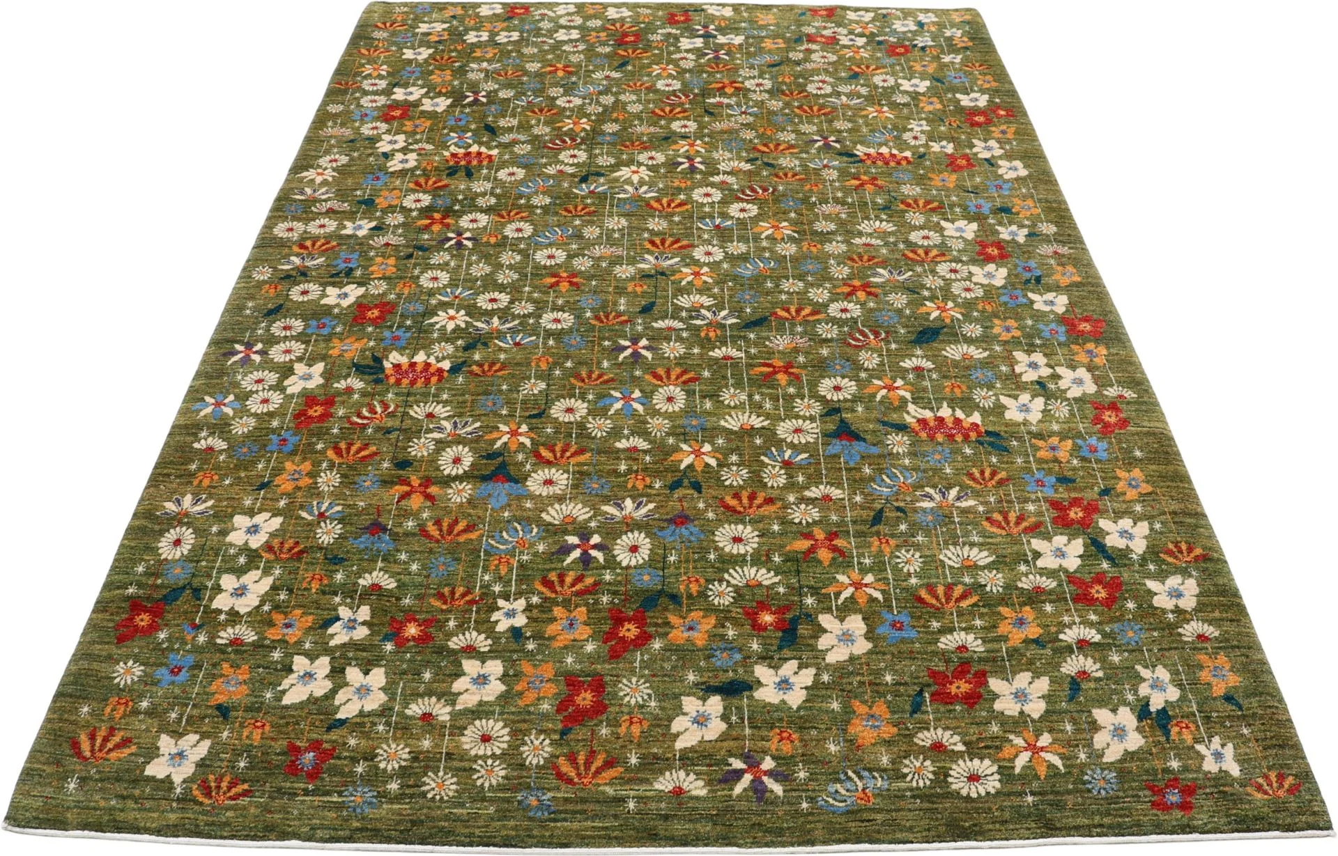Handgeknüpfter Loribaft Perserteppich, 206 × 298 cm, Wolle
