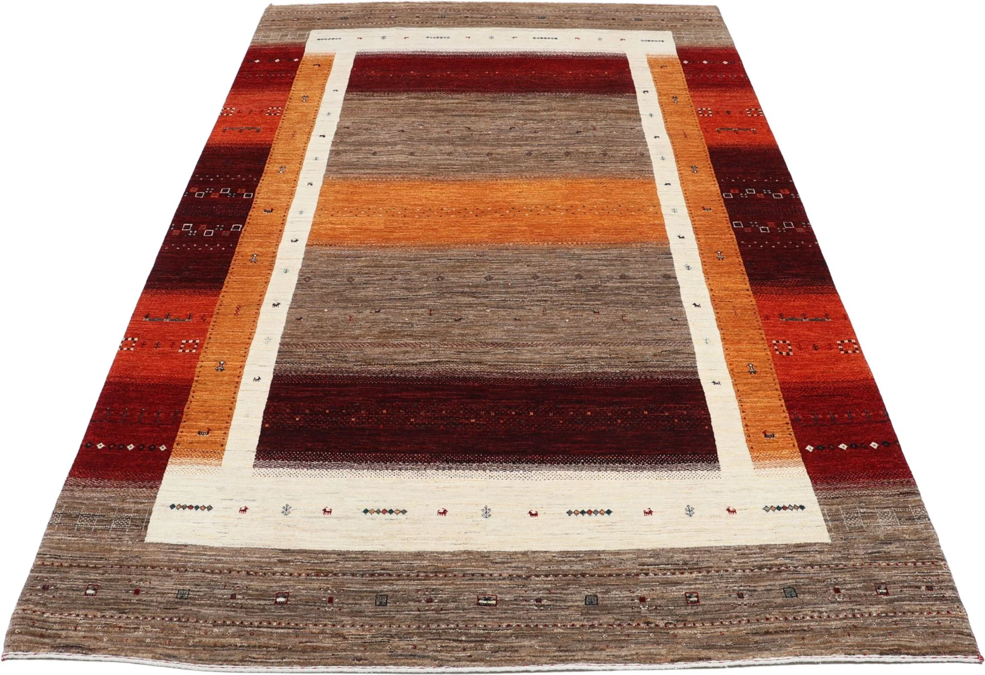 Loribaft Orientteppich aus Indien, 205 × 304 cm