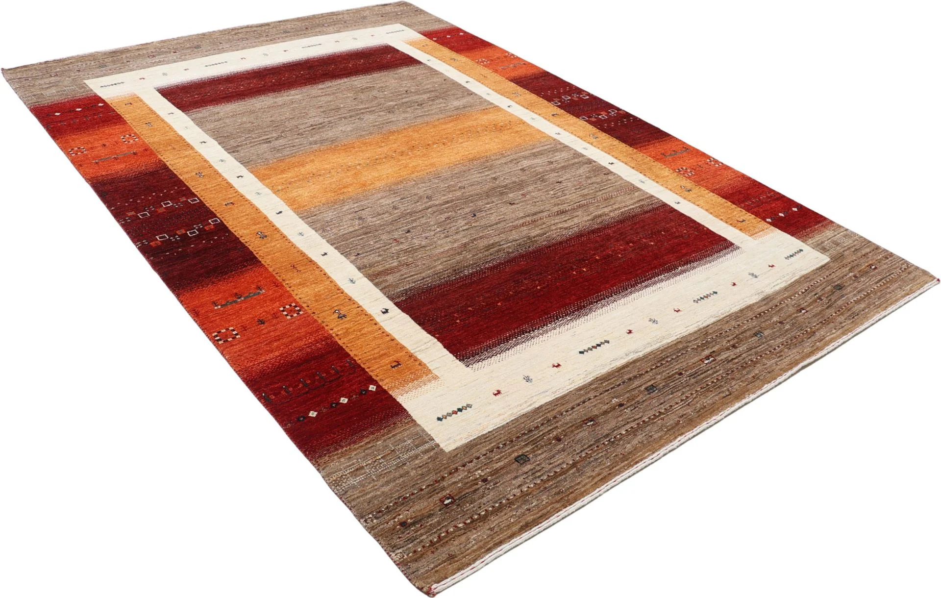 Loribaft Orientteppich aus Indien, 205 × 304 cm
