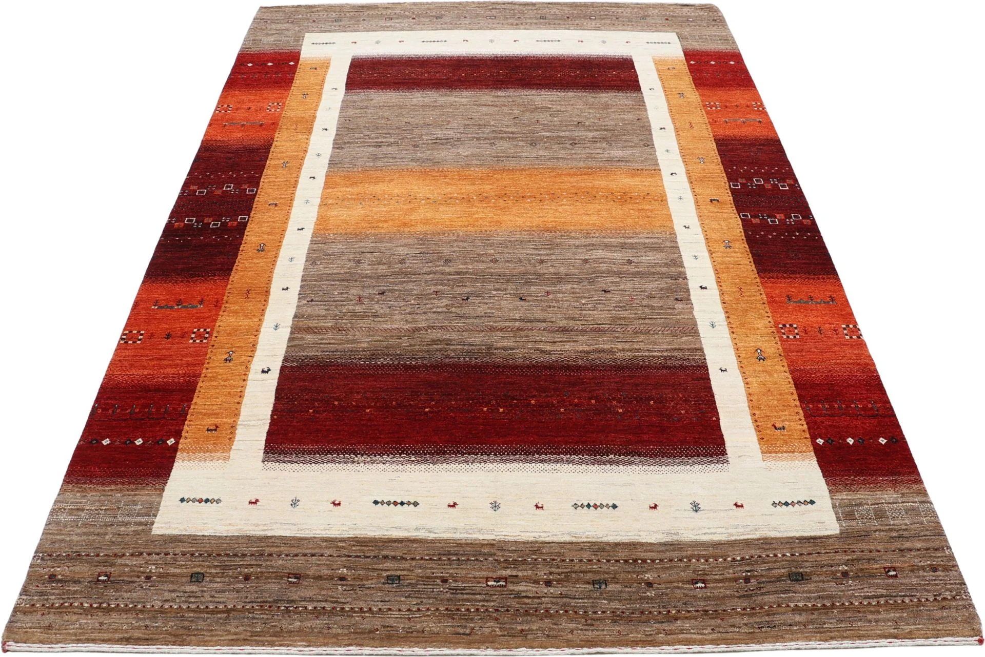 Loribaft Orientteppich aus Indien, 205 × 304 cm