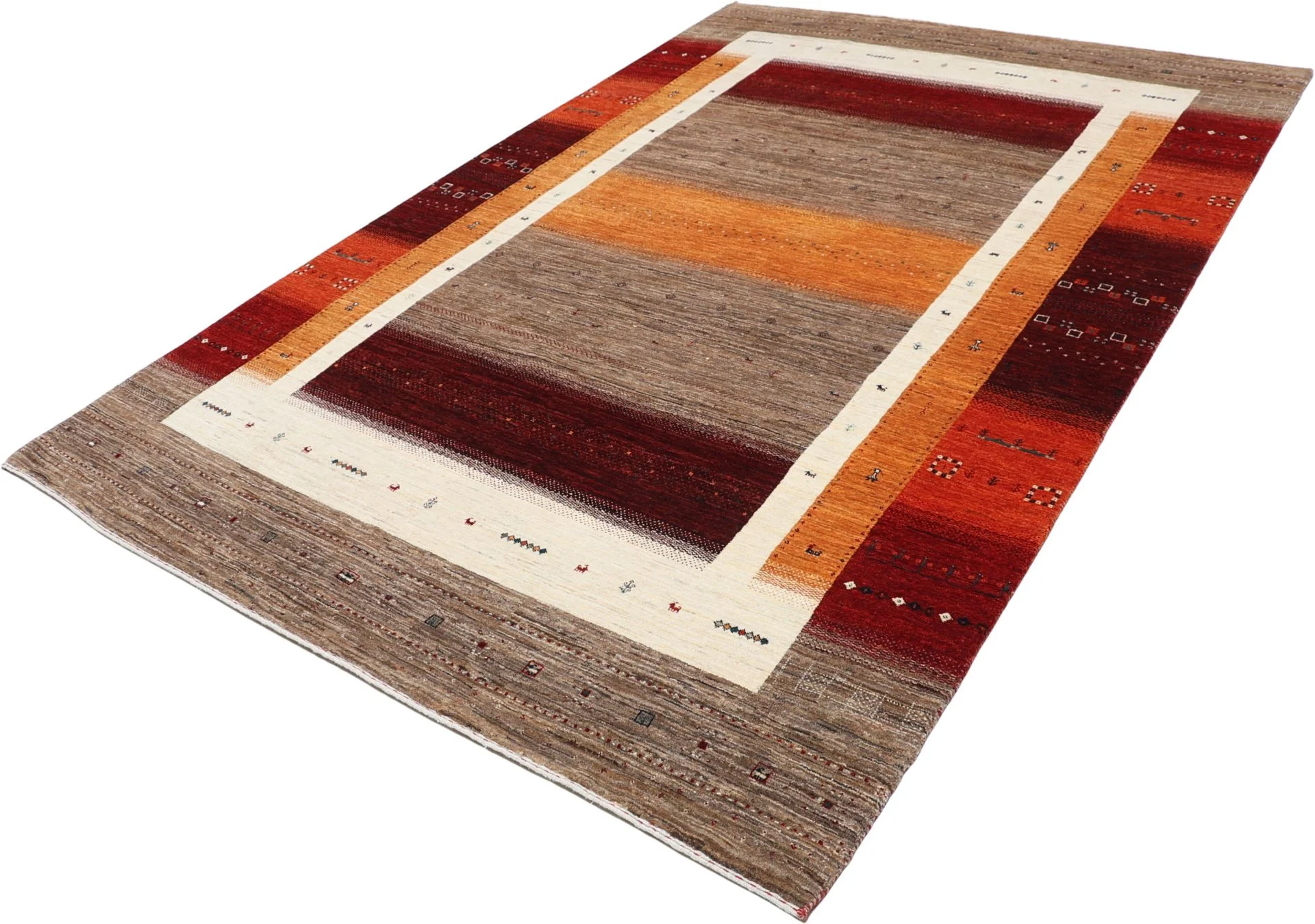Loribaft Orientteppich aus Indien, 205 × 304 cm