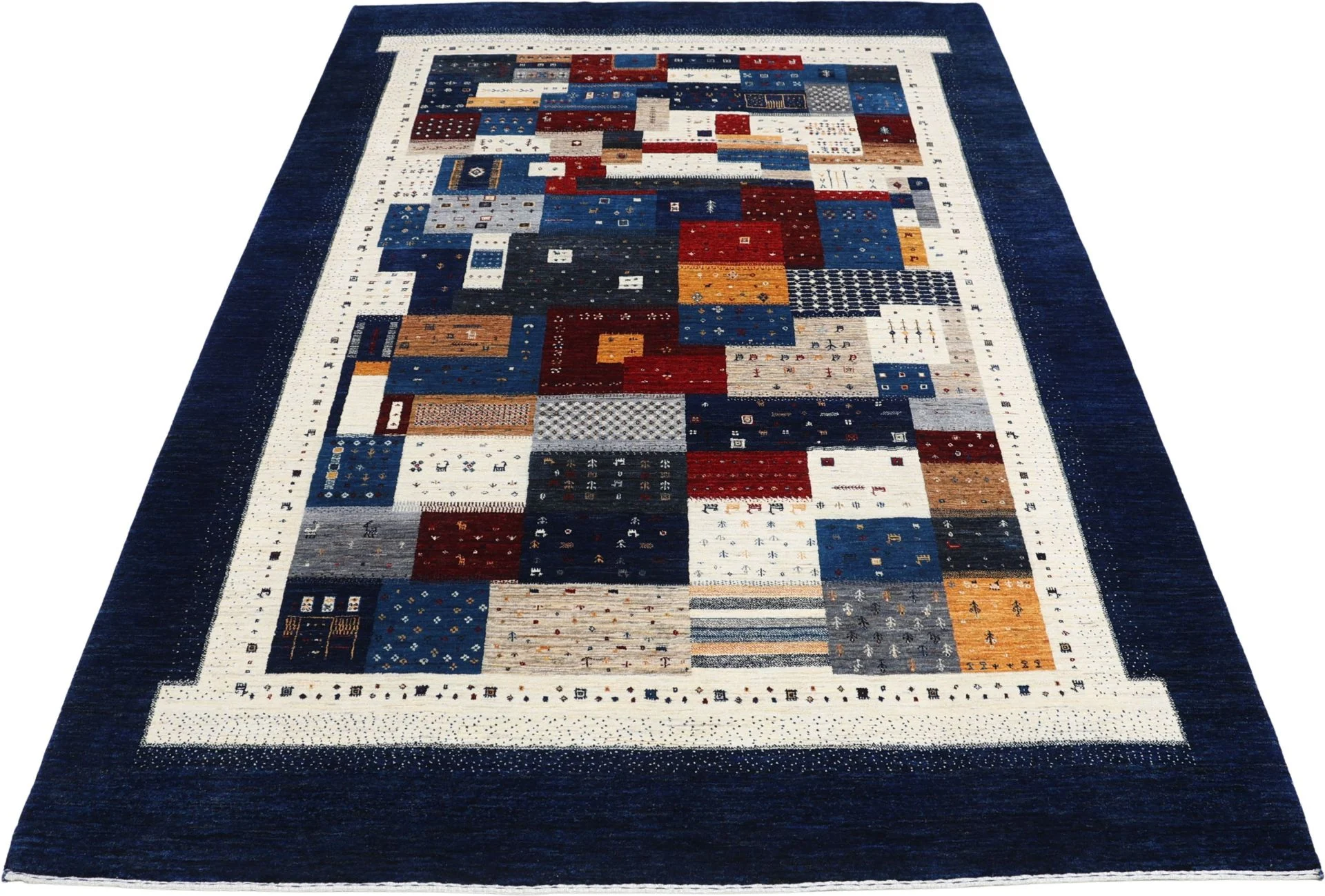 Handgeknüpfter Loribaft Orientteppich, 209 × 299 cm, Wolle