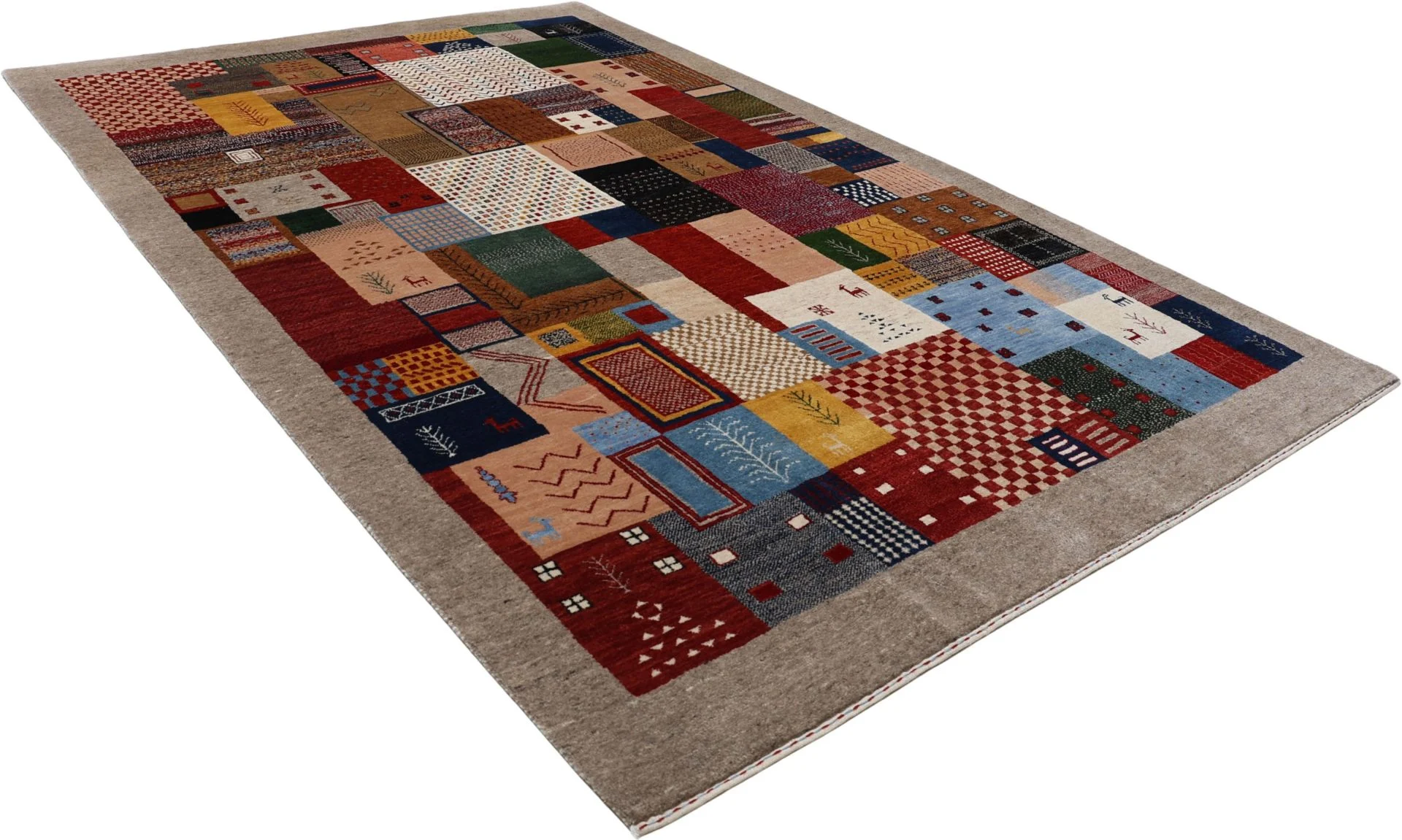 Loribaft Orientteppich 195 × 308 cm aus Wolle, handgeknüpft