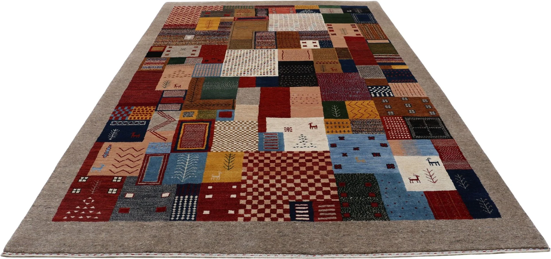 Loribaft Orientteppich 195 × 308 cm aus Wolle, handgeknüpft