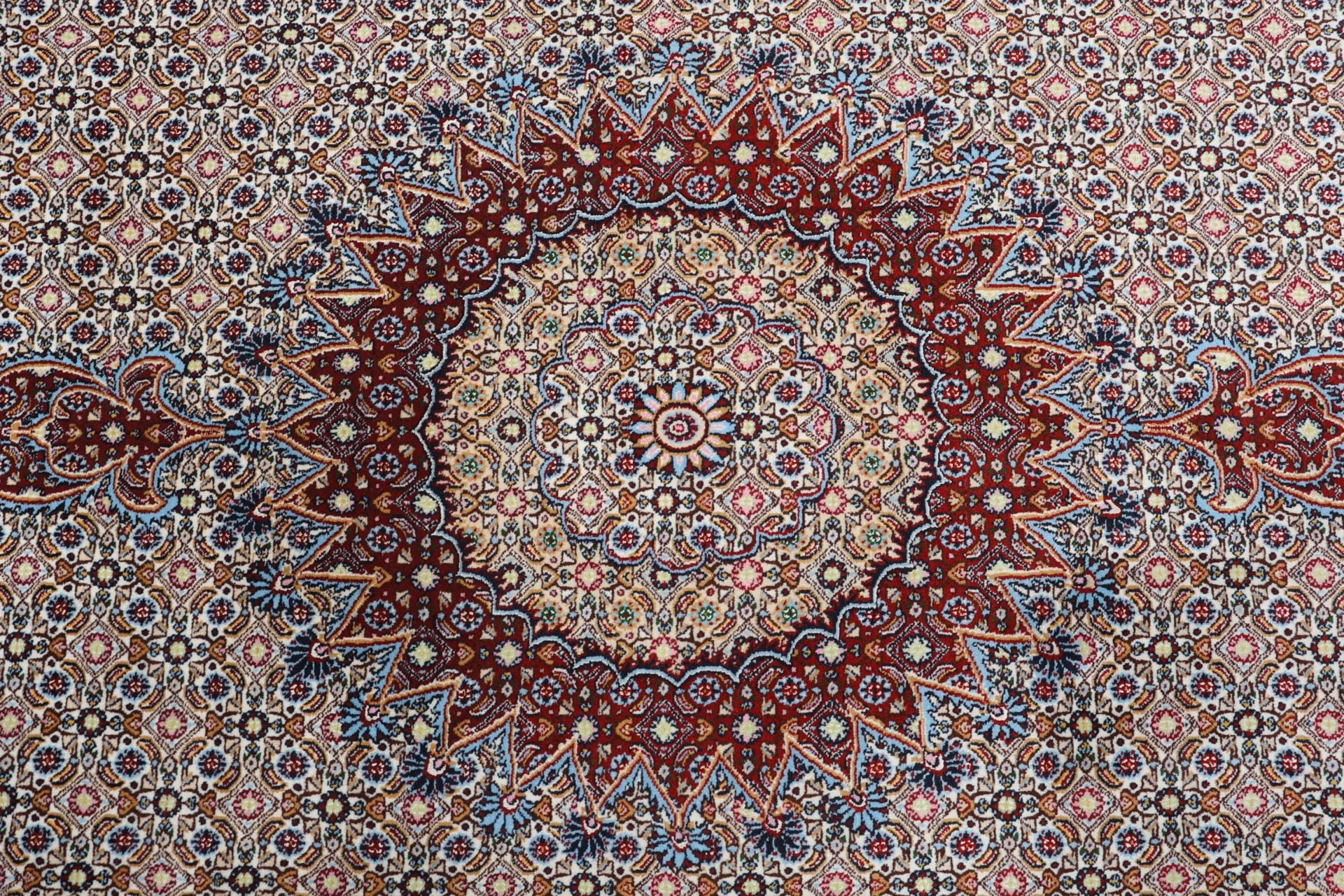Moud Perserteppich aus Iran, 190 × 290 cm