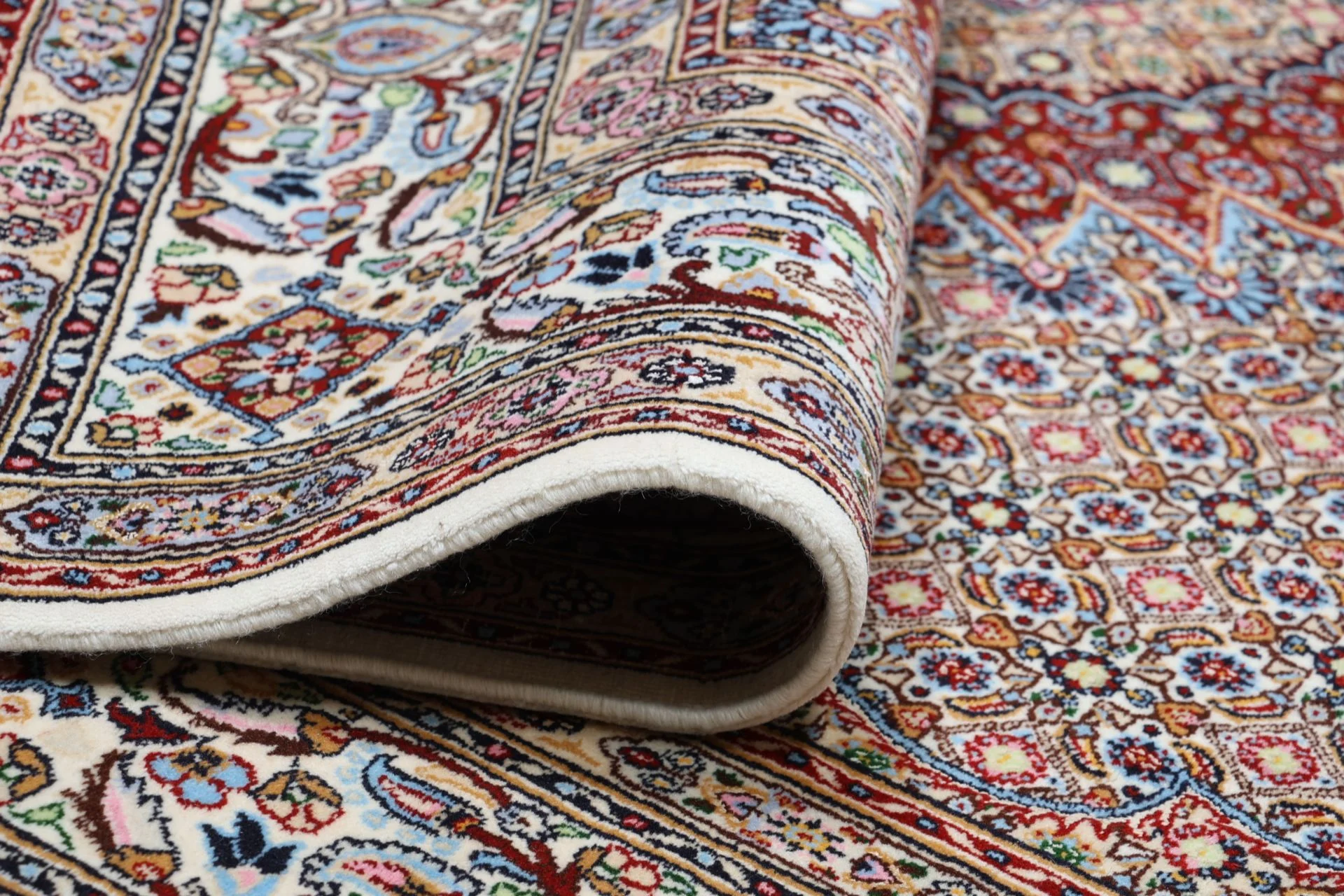 Moud Perserteppich aus Iran, 190 × 290 cm