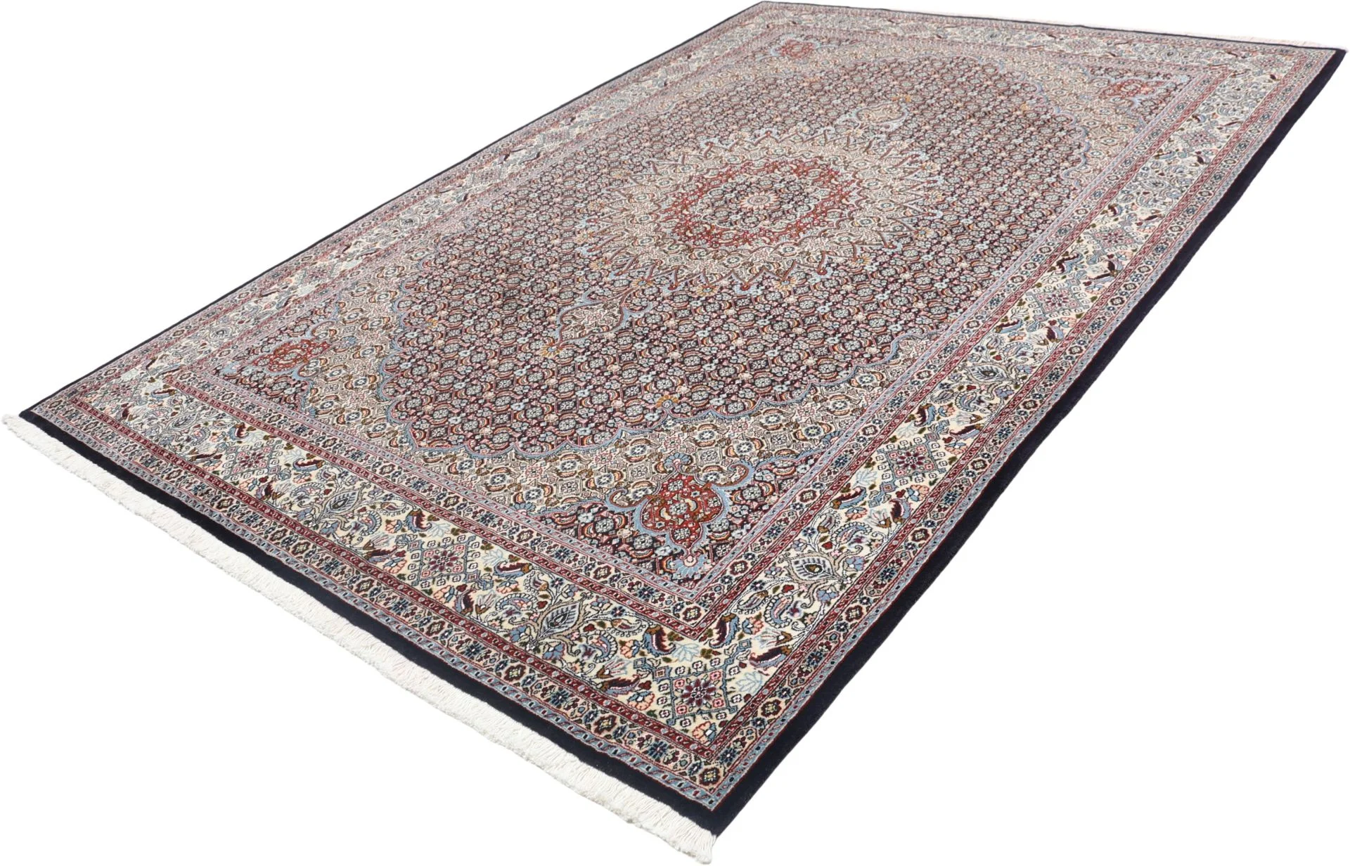Moud Perserteppich aus Iran, 202 × 295 cm