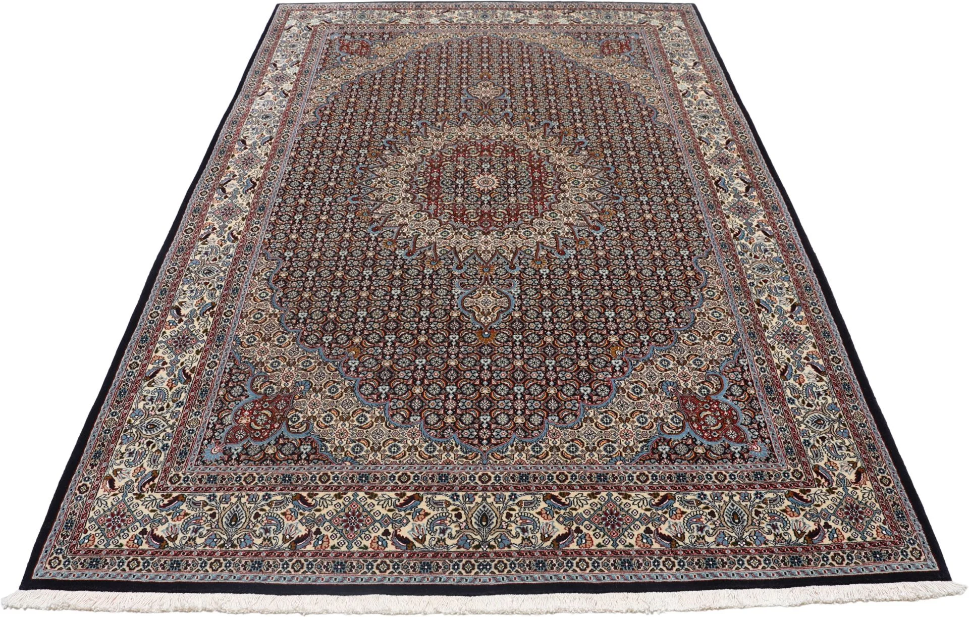 Moud Perserteppich aus Iran, 202 × 295 cm