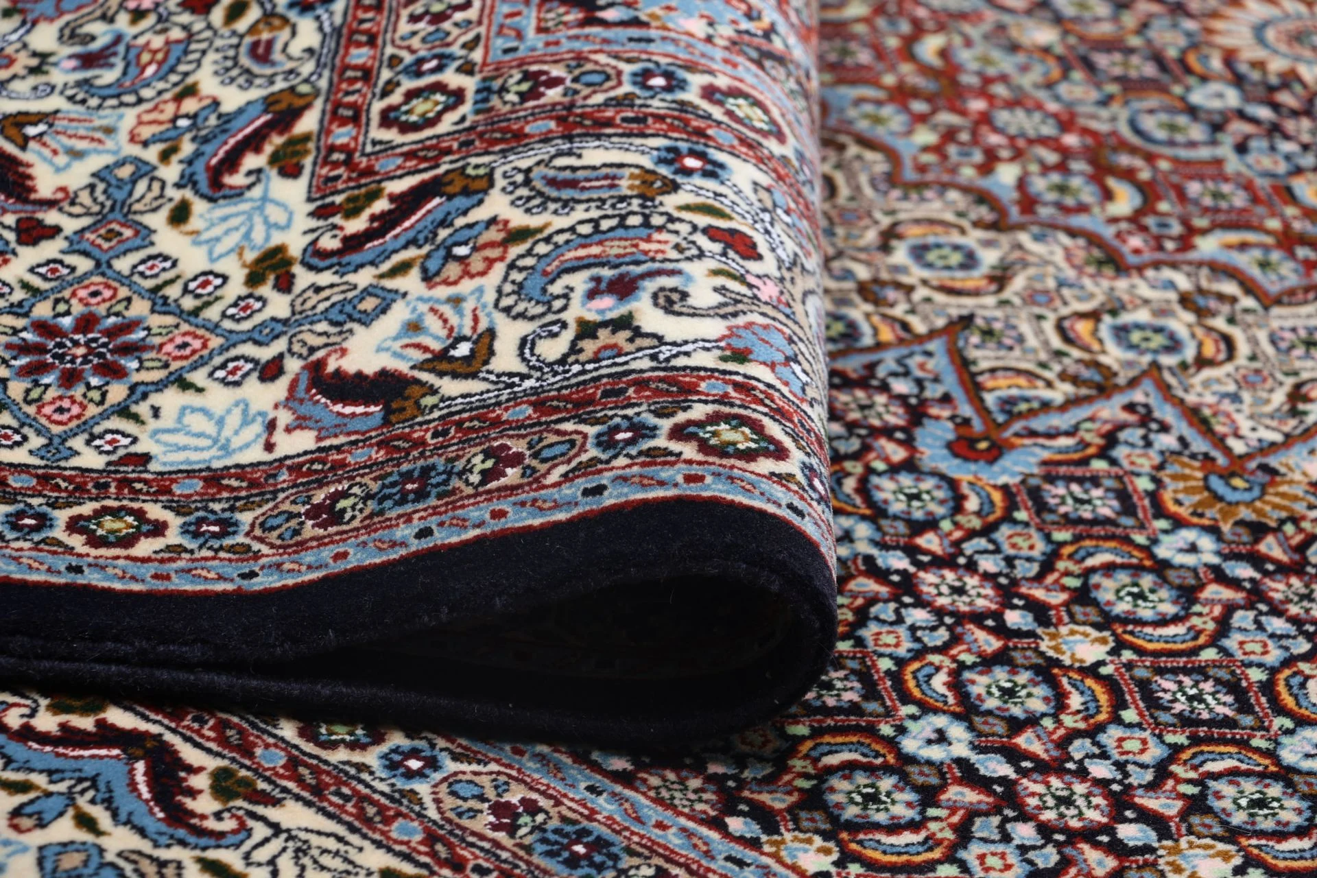 Moud Perserteppich aus Iran, 202 × 295 cm