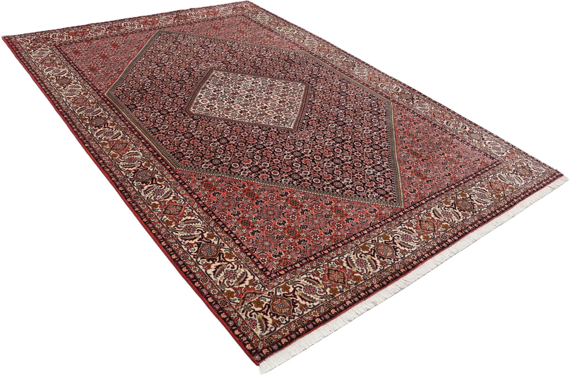 Bijar Perserteppich aus Iran, 204 × 307 cm