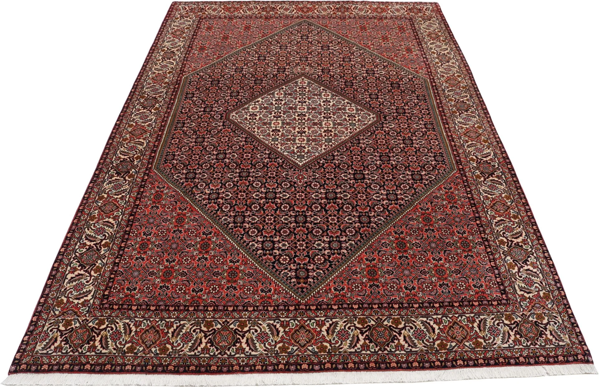 Bijar Perserteppich aus Iran, 204 × 307 cm