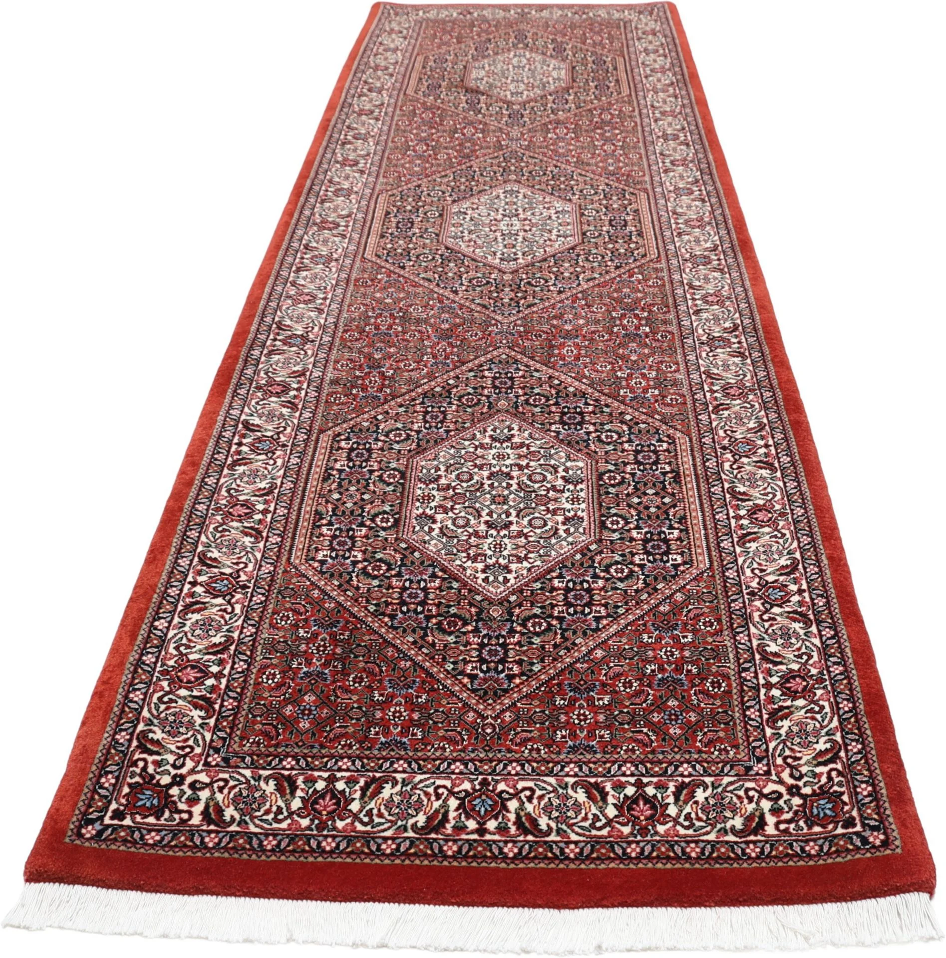Handgeknüpfter Bijar Perserteppich 90 × 305 cm