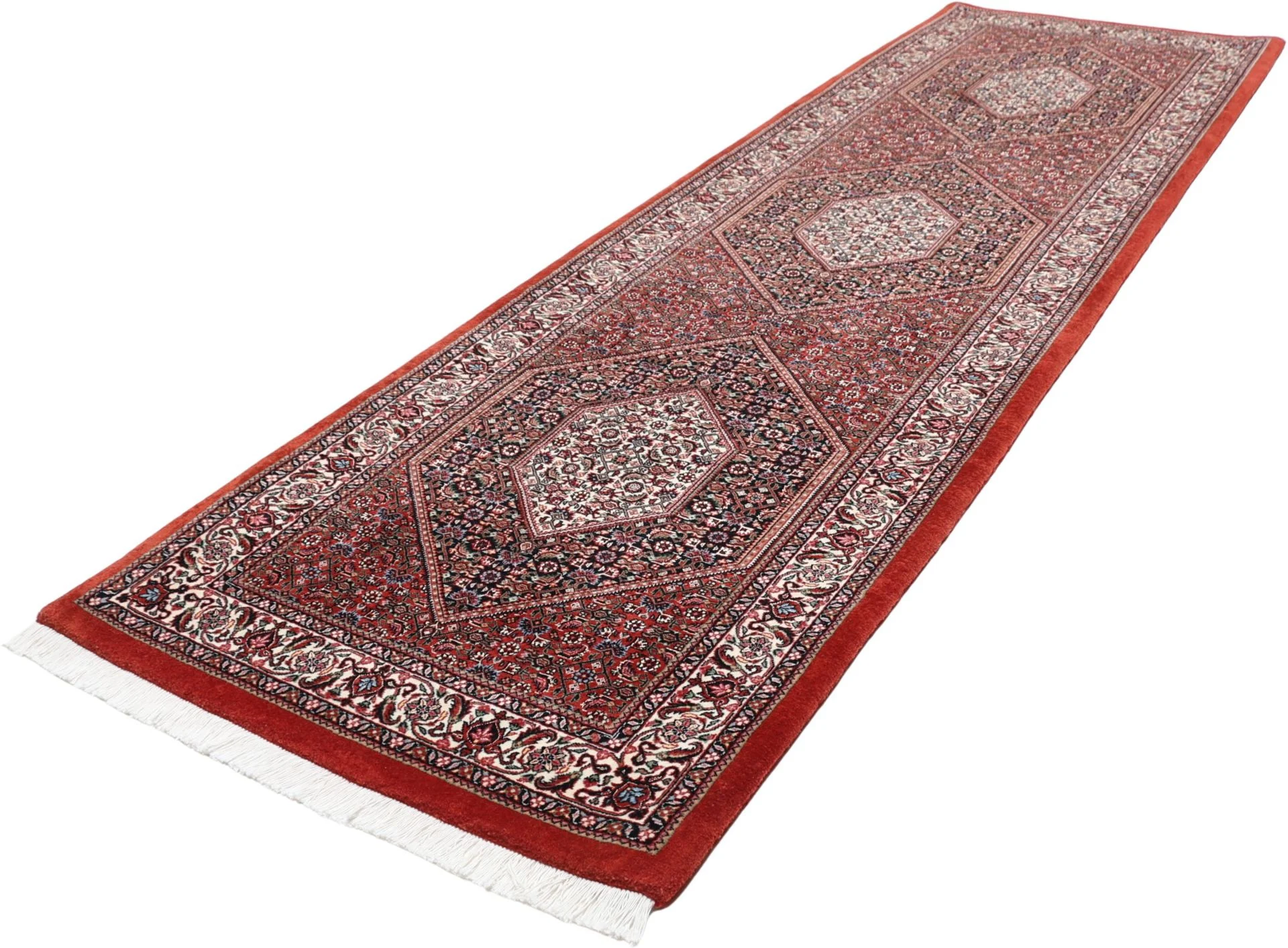 Handgeknüpfter Bijar Perserteppich 90 × 305 cm