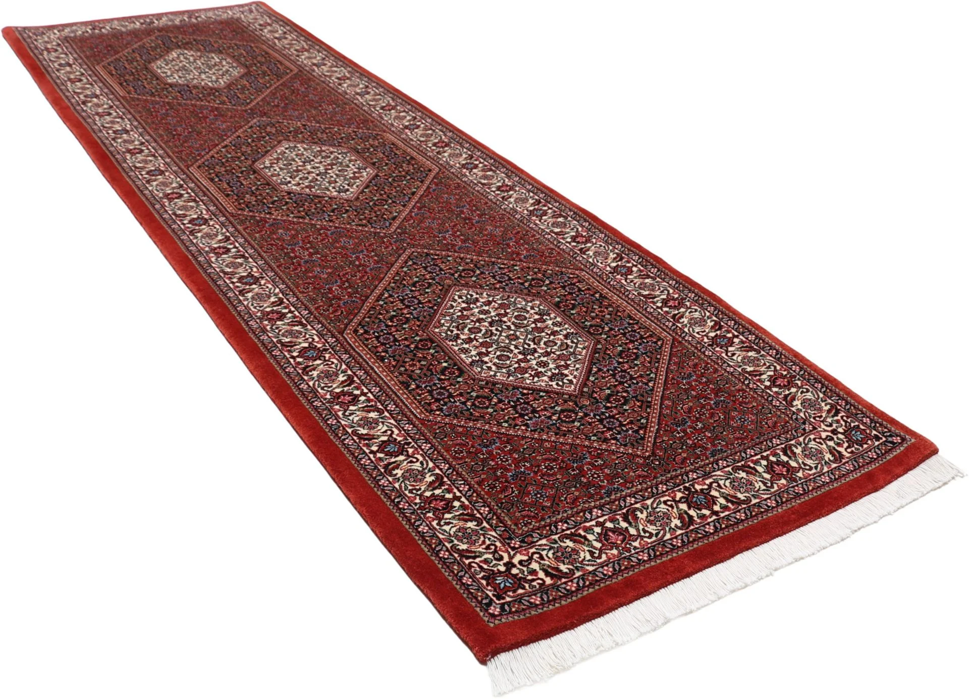 Handgeknüpfter Bijar Perserteppich 90 × 305 cm