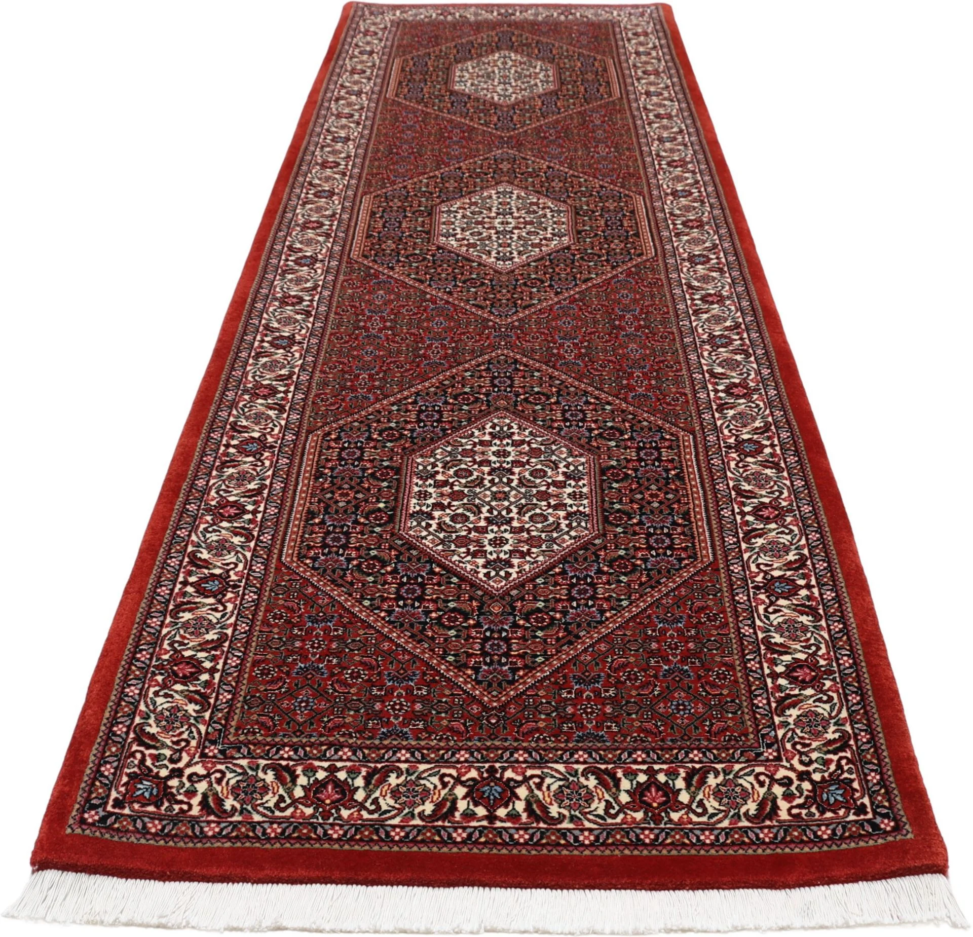 Handgeknüpfter Bijar Perserteppich 90 × 305 cm