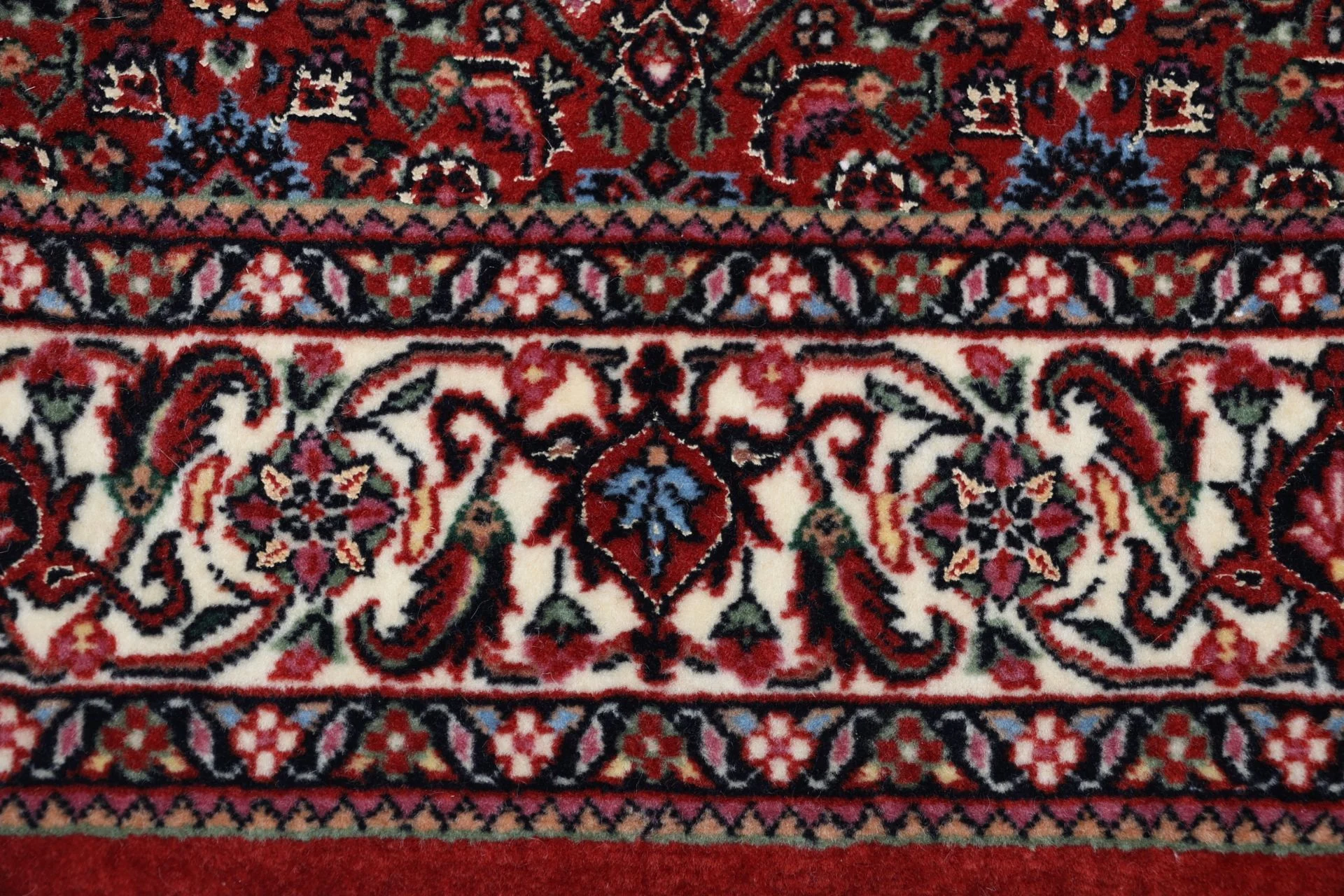 Handgeknüpfter Bijar Perserteppich 90 × 305 cm