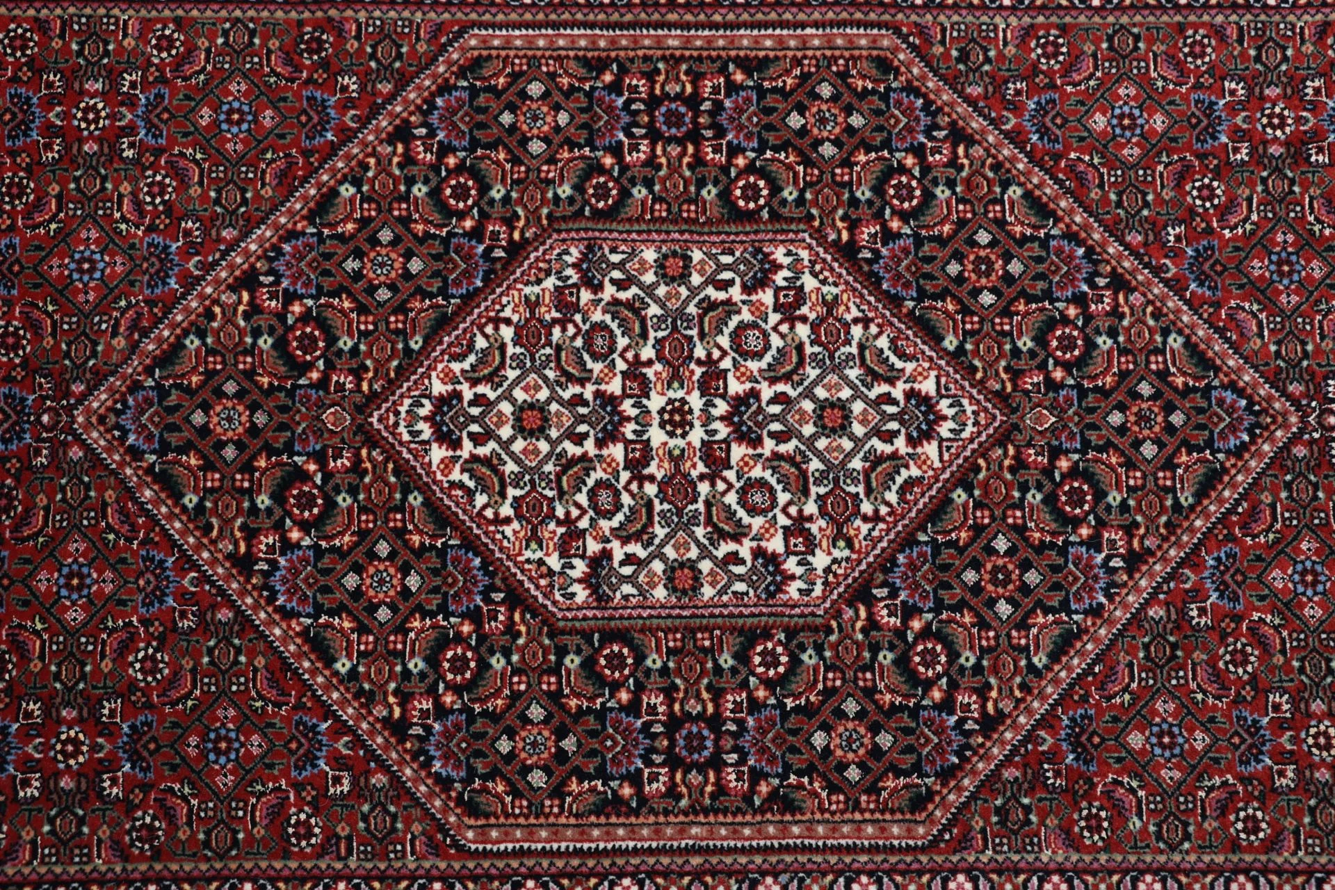 Handgeknüpfter Bijar Perserteppich 90 × 305 cm