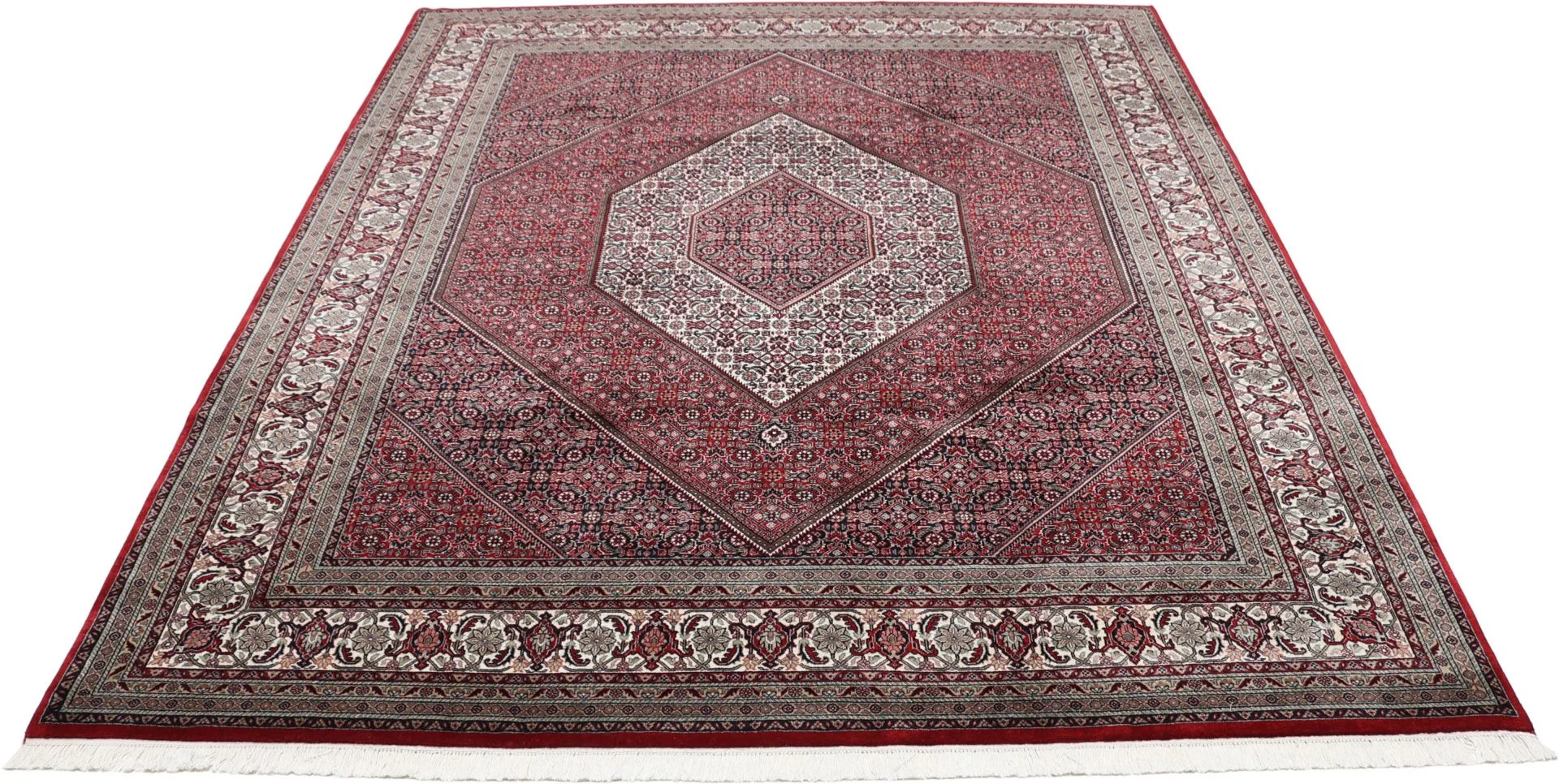 Bijar Orientteppich aus Indien, 251 × 306 cm