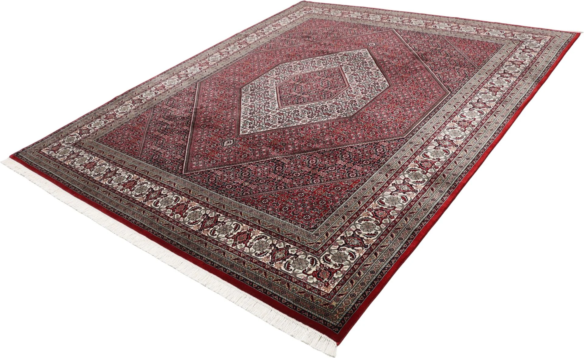Bijar Orientteppich aus Indien, 251 × 306 cm