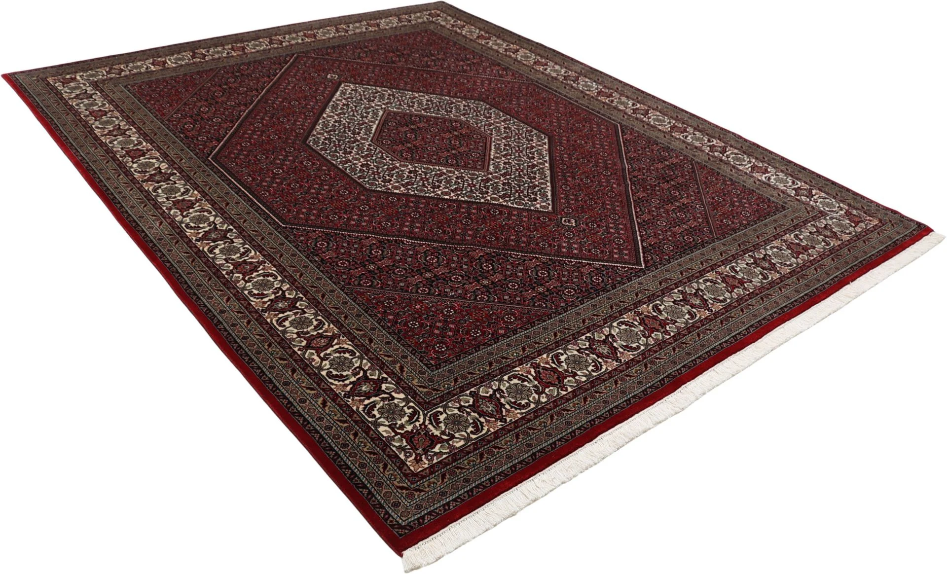 Bijar Orientteppich aus Indien, 251 × 306 cm