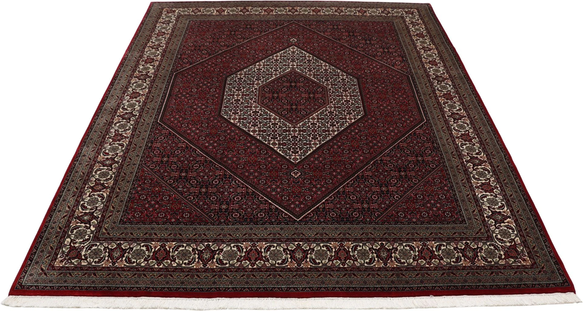 Bijar Orientteppich aus Indien, 251 × 306 cm