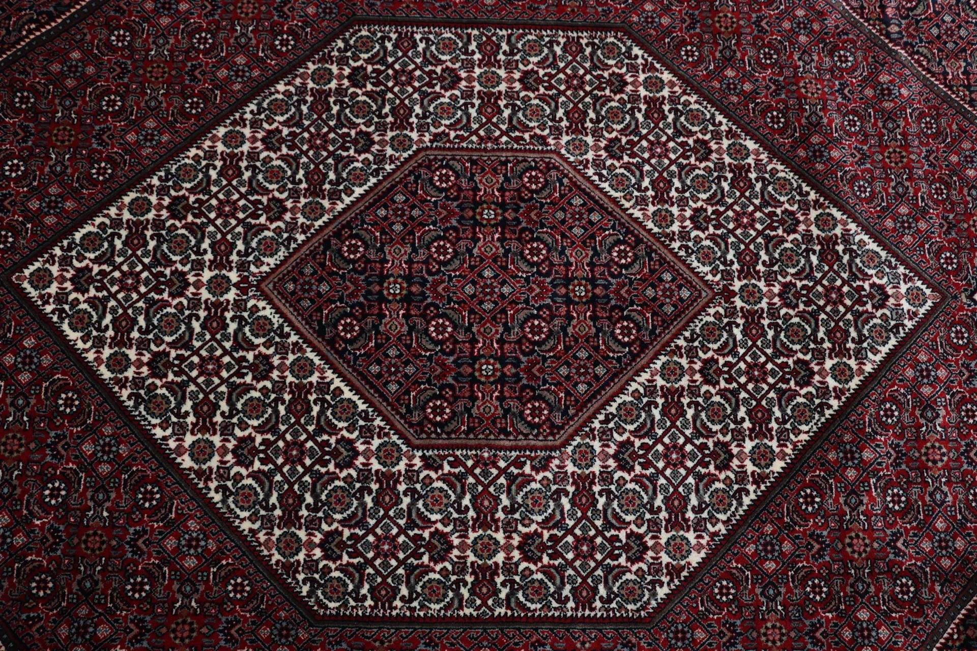 Bijar Orientteppich aus Indien, 251 × 306 cm
