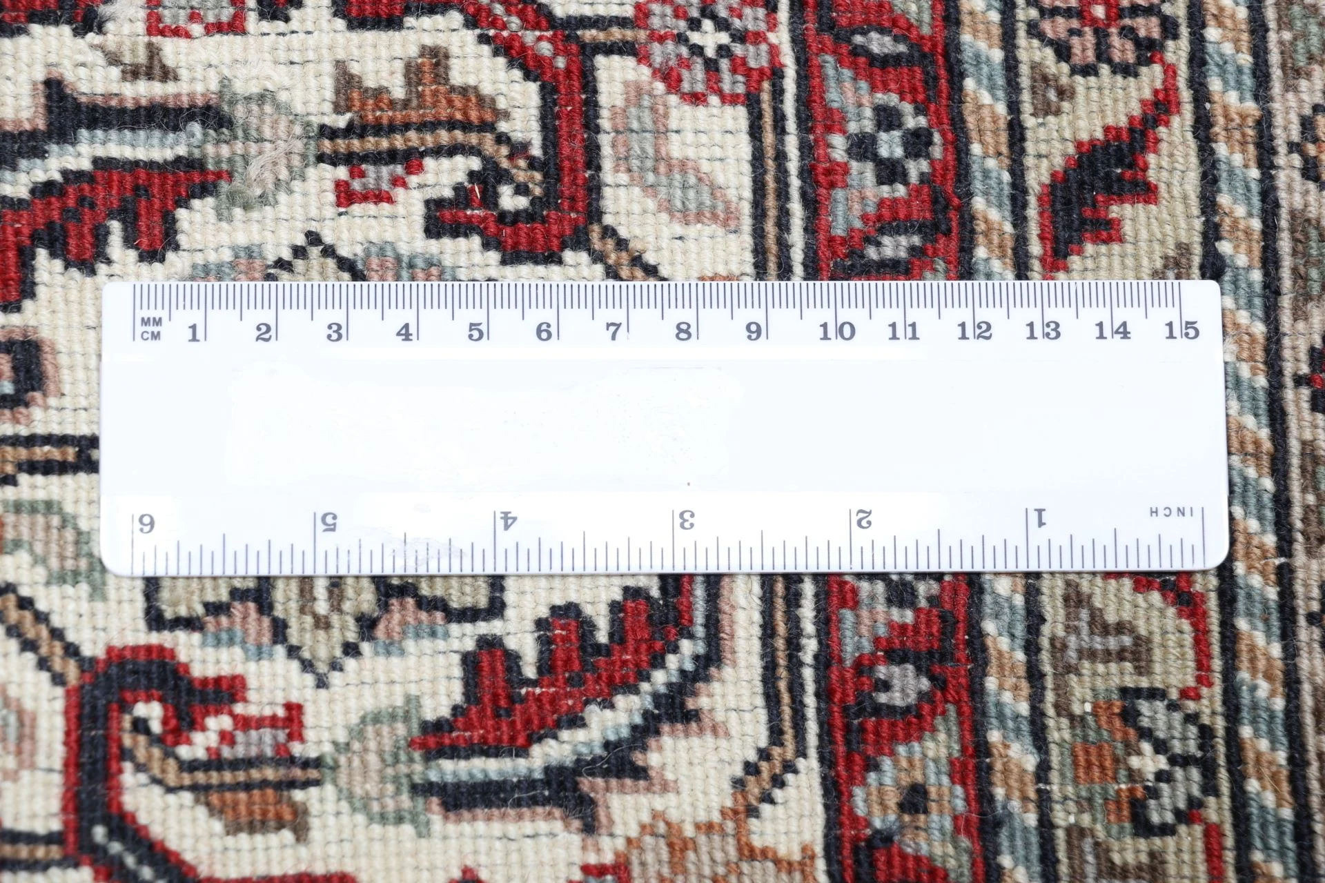 Bijar Orientteppich aus Indien, 251 × 306 cm