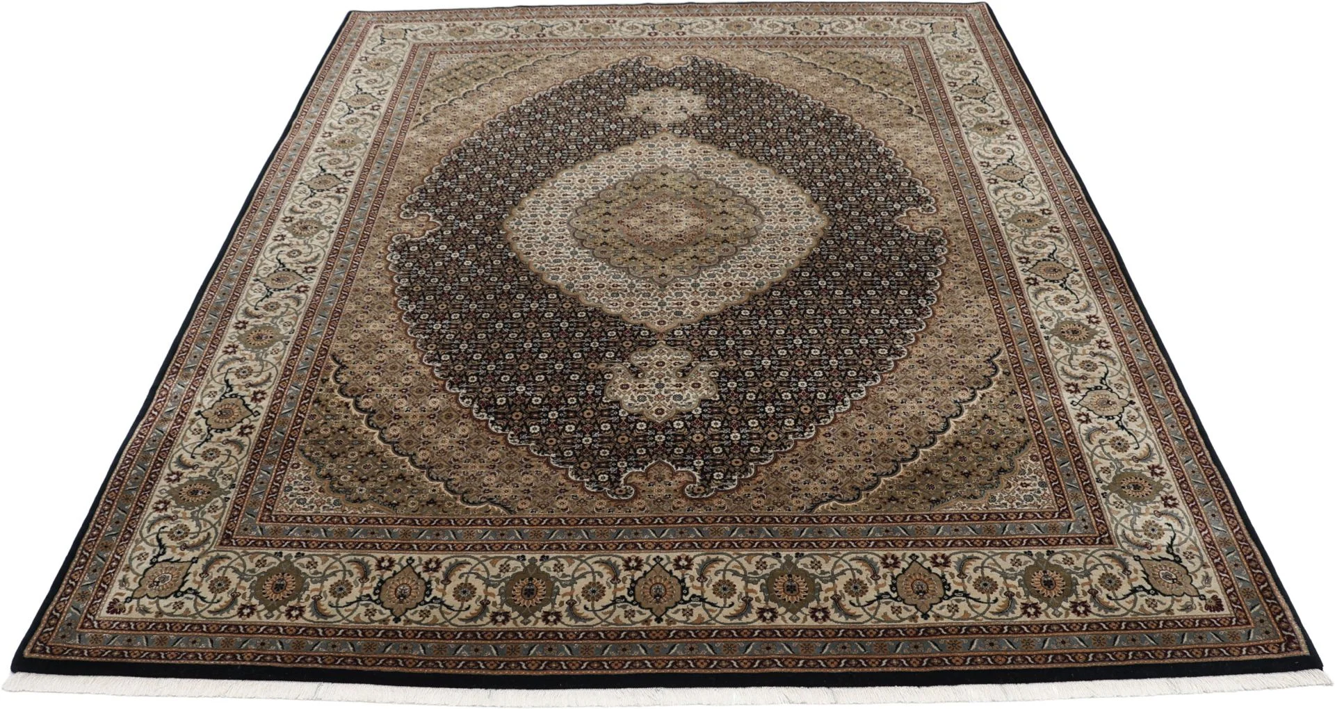 Täbriz Orientteppich 253 × 304 cm aus Wolle, handgeknüpft