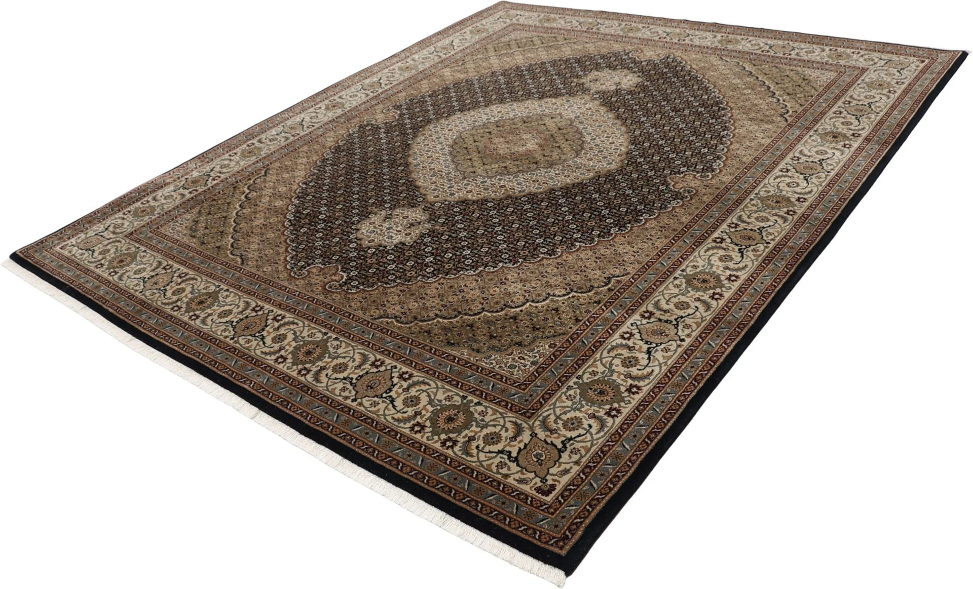 Täbriz Orientteppich 253 × 304 cm aus Wolle, handgeknüpft