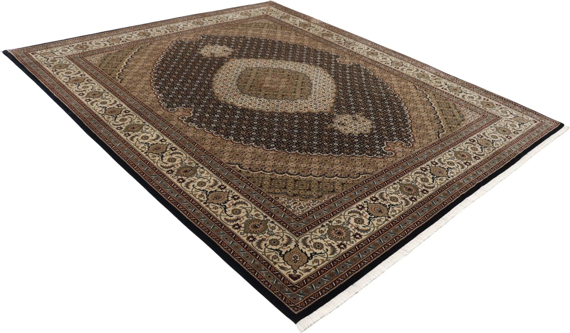 Täbriz Orientteppich 253 × 304 cm aus Wolle, handgeknüpft