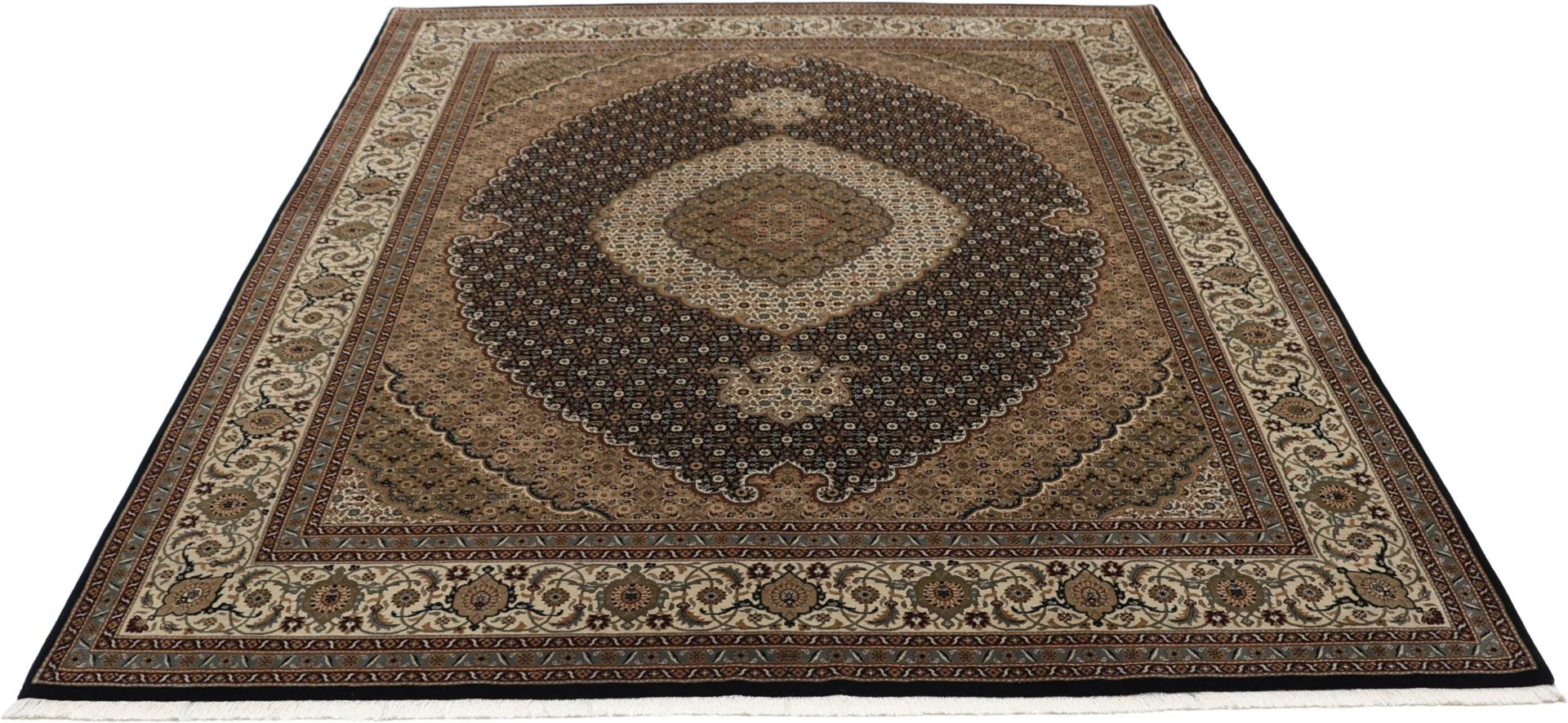 Täbriz Orientteppich 253 × 304 cm aus Wolle, handgeknüpft