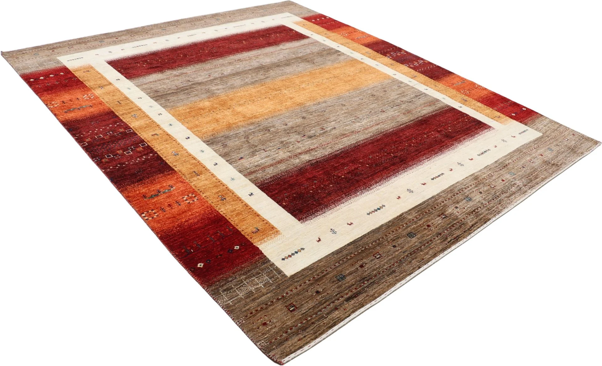 Loribaft Orientteppich aus Indien, 254 × 302 cm