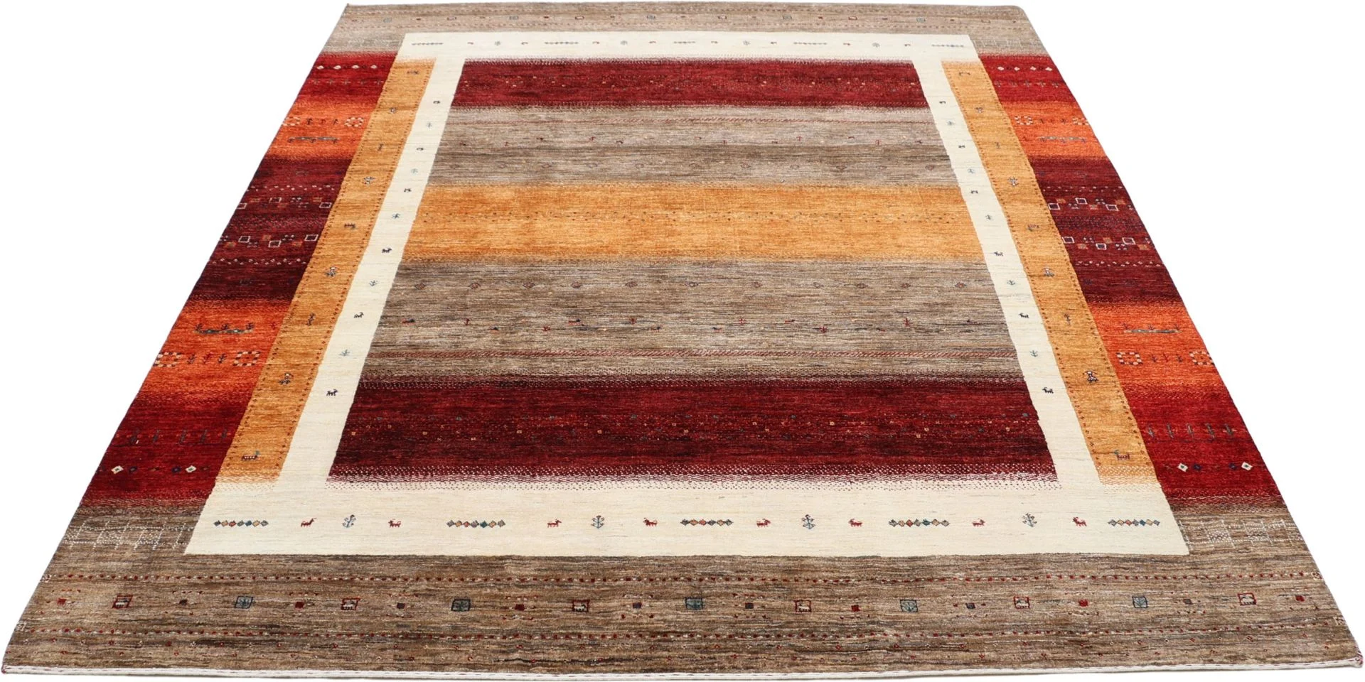 Loribaft Orientteppich aus Indien, 254 × 302 cm