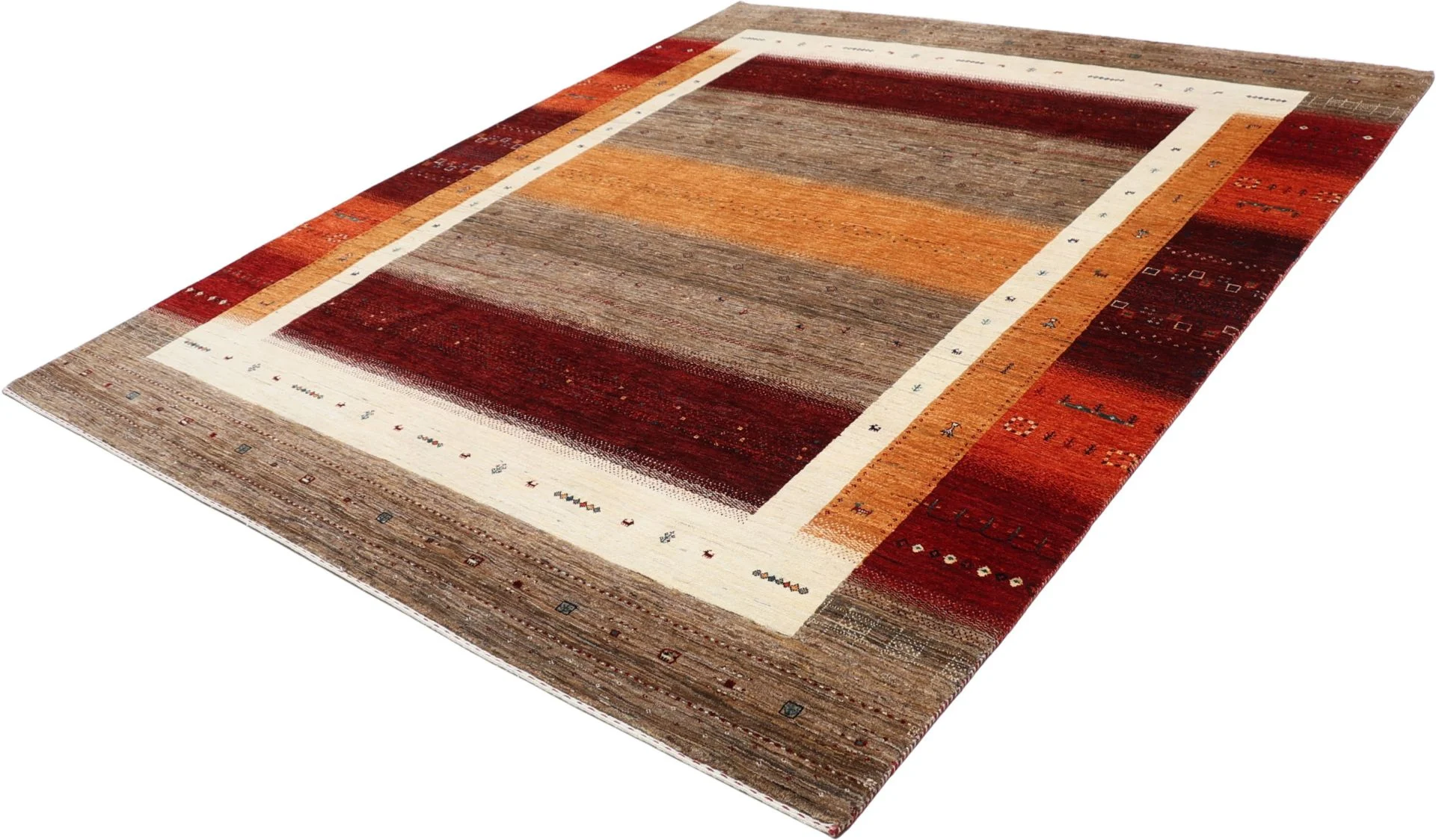 Handgeknüpfter Loribaft Orientteppich, 258 × 355 cm, Wolle