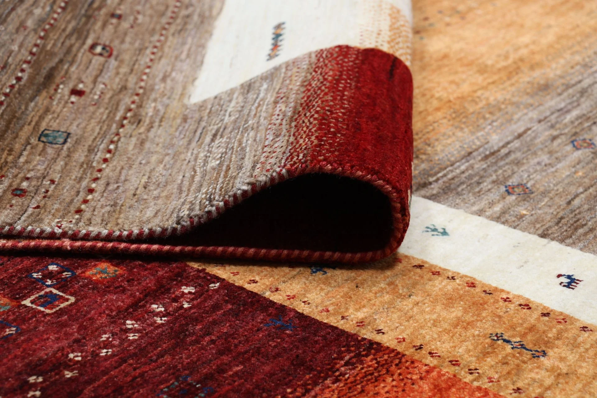 Handgeknüpfter Loribaft Orientteppich, 258 × 355 cm, Wolle