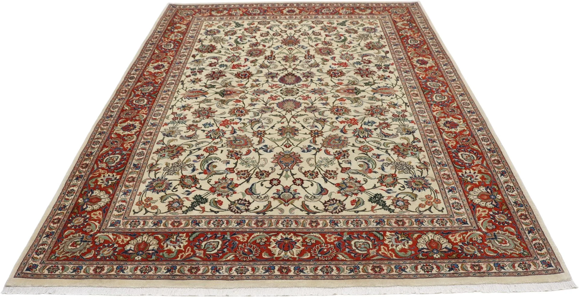 Handgeknüpfter Ghom Perserteppich 177 × 244 cm