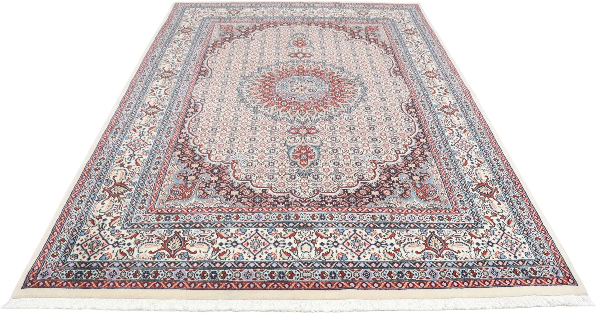 Moud Perserteppich aus Iran, 165 × 245 cm