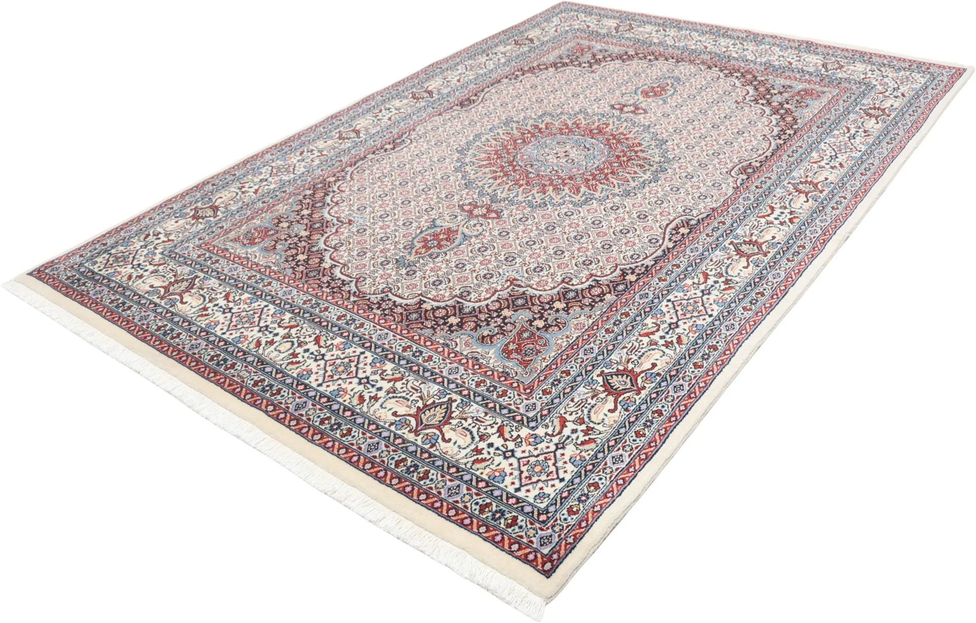 Moud Perserteppich aus Iran, 165 × 245 cm