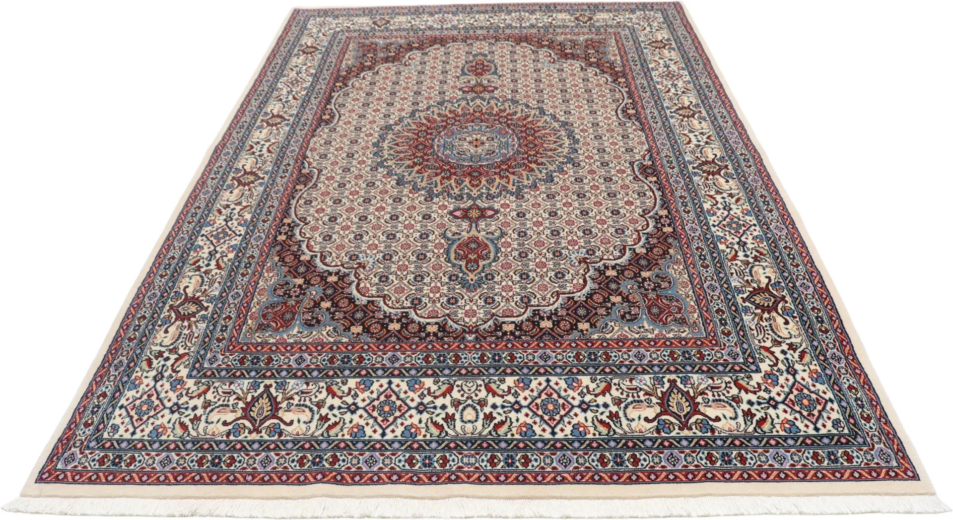 Moud Perserteppich aus Iran, 165 × 245 cm