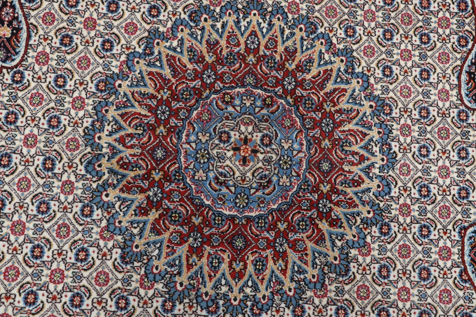 Moud Perserteppich aus Iran, 165 × 245 cm