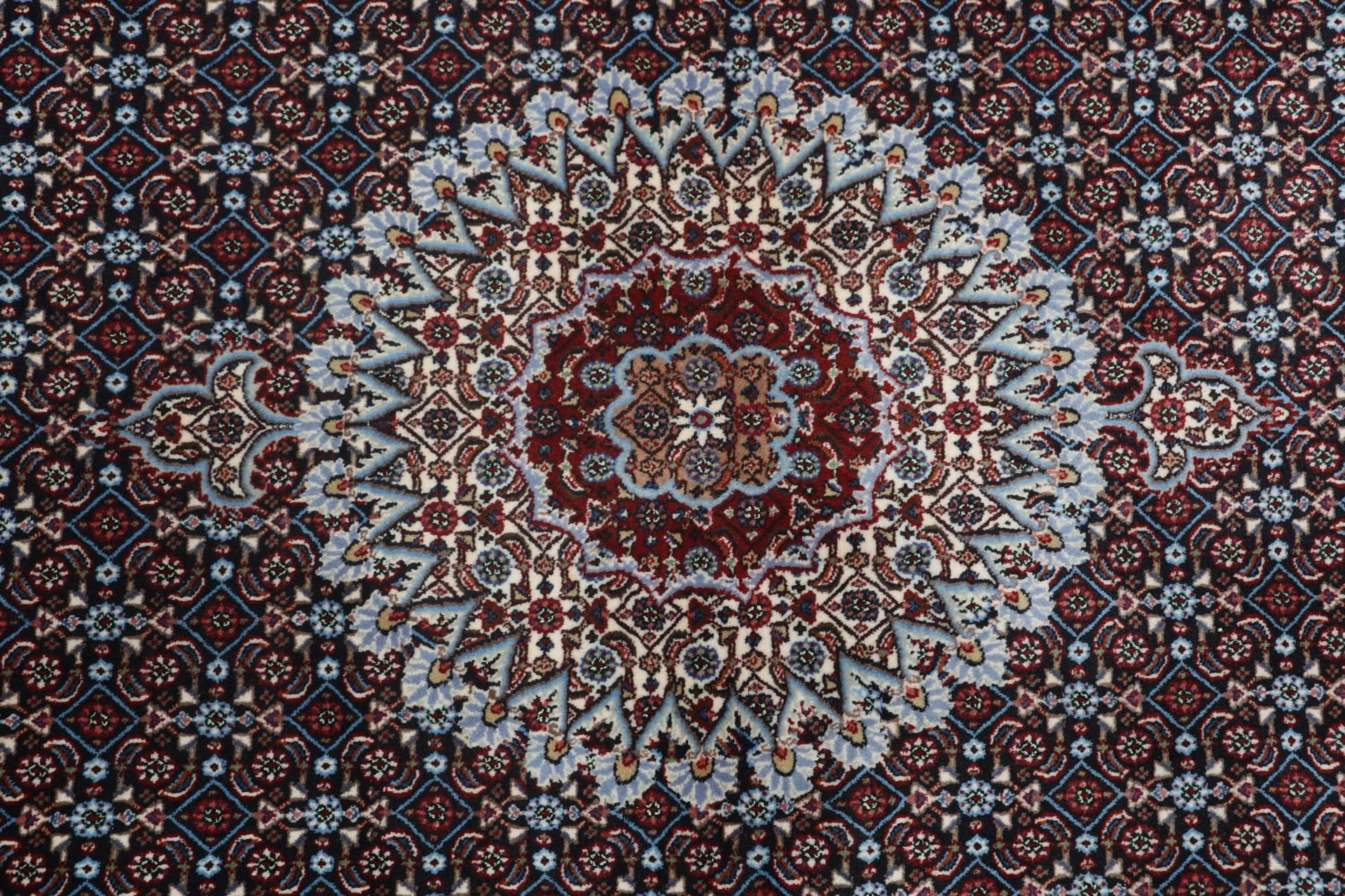 Handgeknüpfter Moud Perserteppich, 170 × 235 cm, Wolle