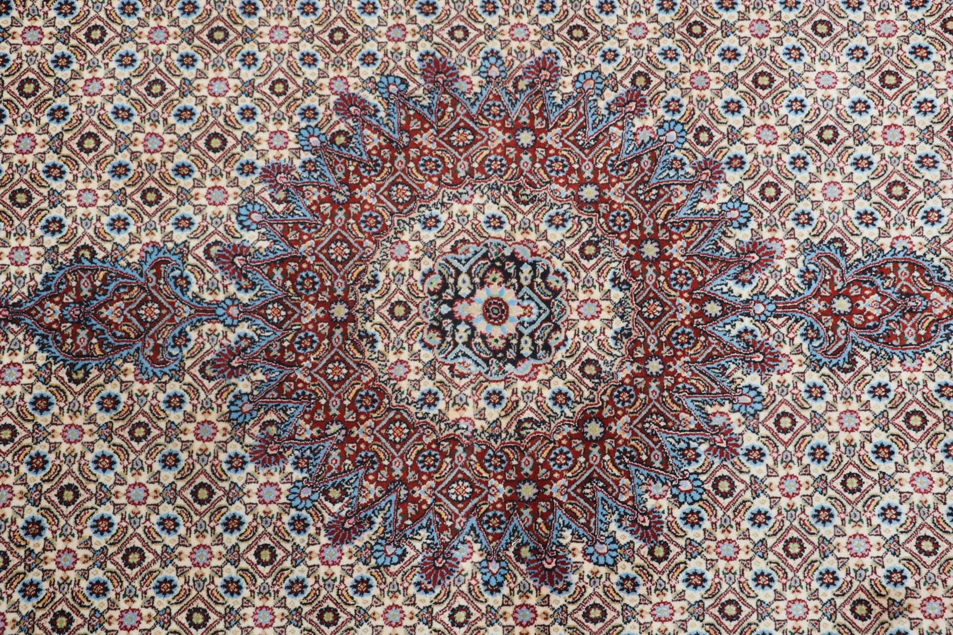 Handgeknüpfter Moud Perserteppich 170 × 244 cm