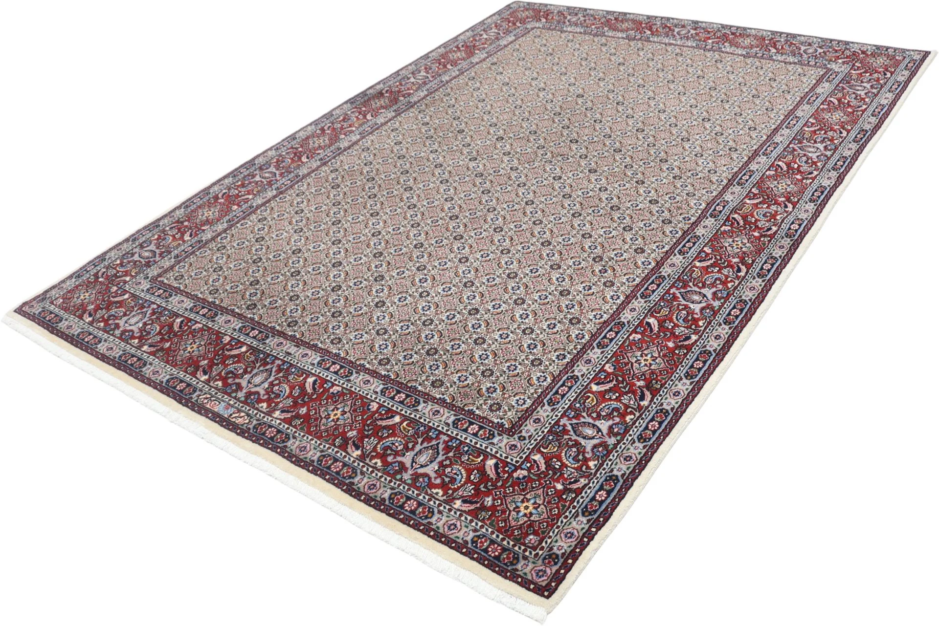 Moud Perserteppich 167 × 235 cm aus Wolle & Seide, handgeknüpft