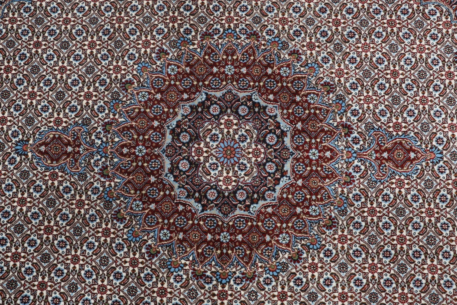 Handgeknüpfter Moud Perserteppich 175 × 247 cm