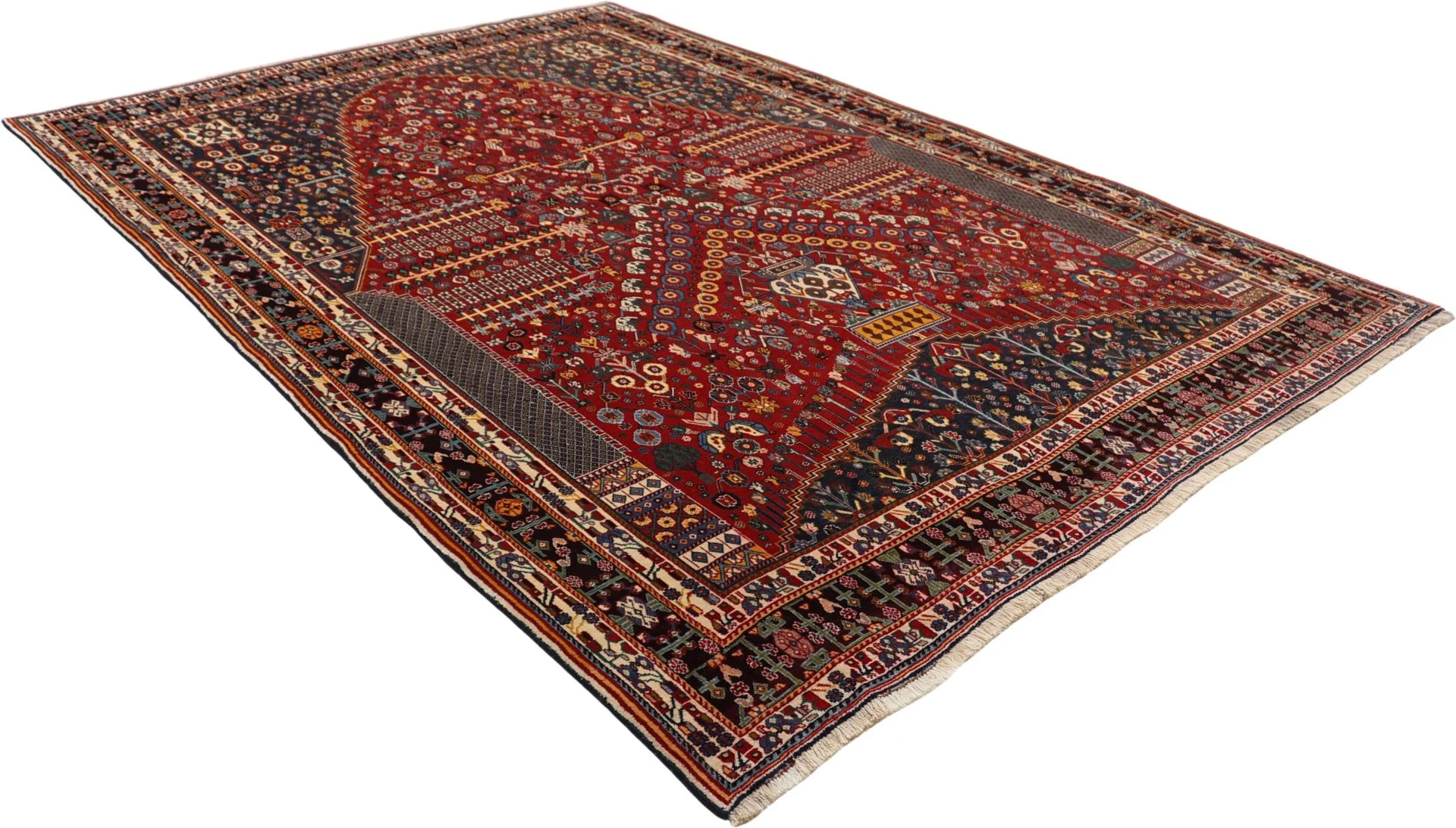 Shiraz Perserteppich aus Iran, 206 × 303 cm