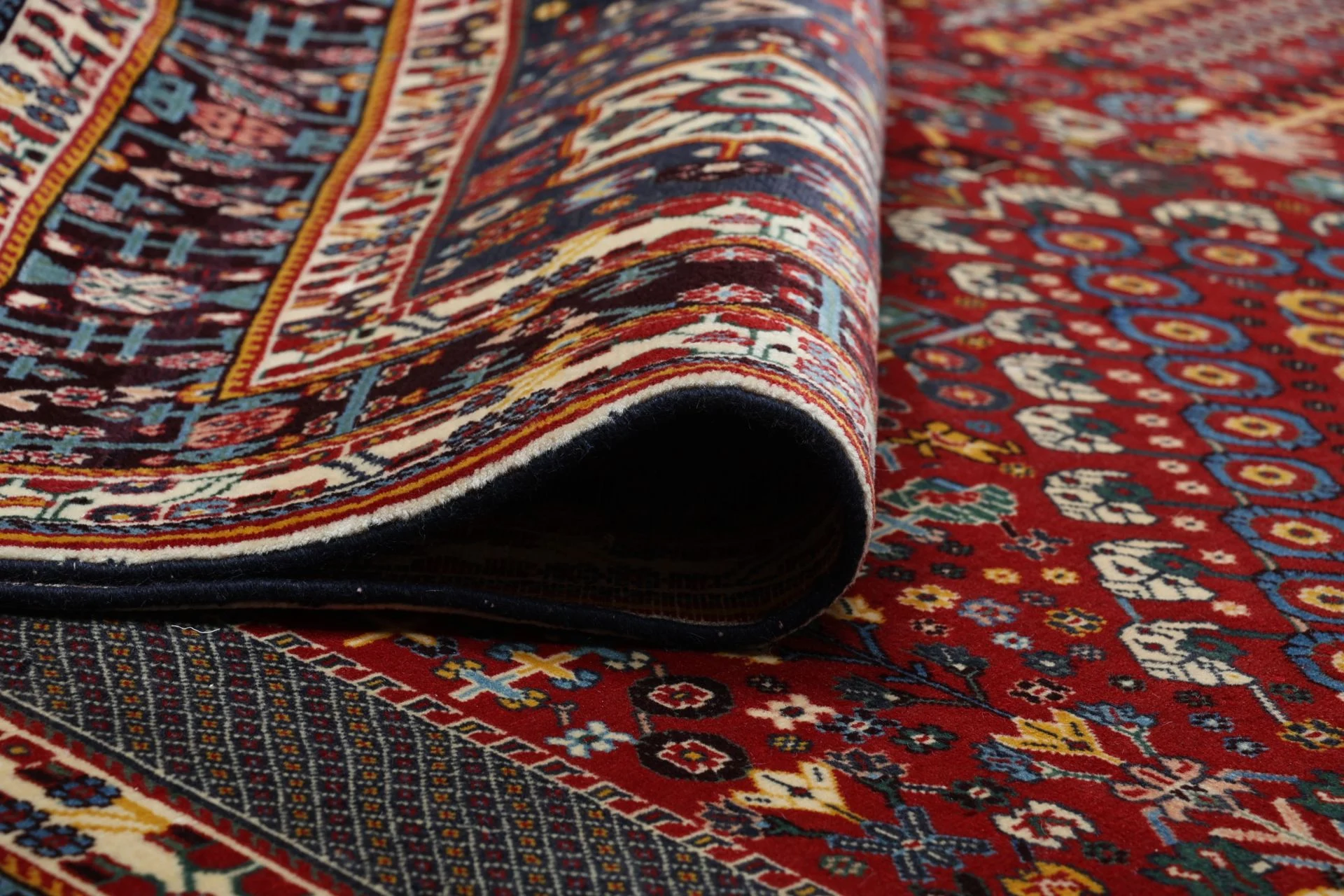 Shiraz Perserteppich aus Iran, 206 × 303 cm