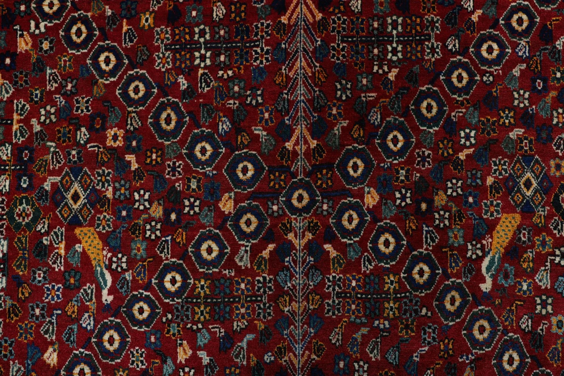 Shiraz Perserteppich aus Iran, 213 × 302 cm
