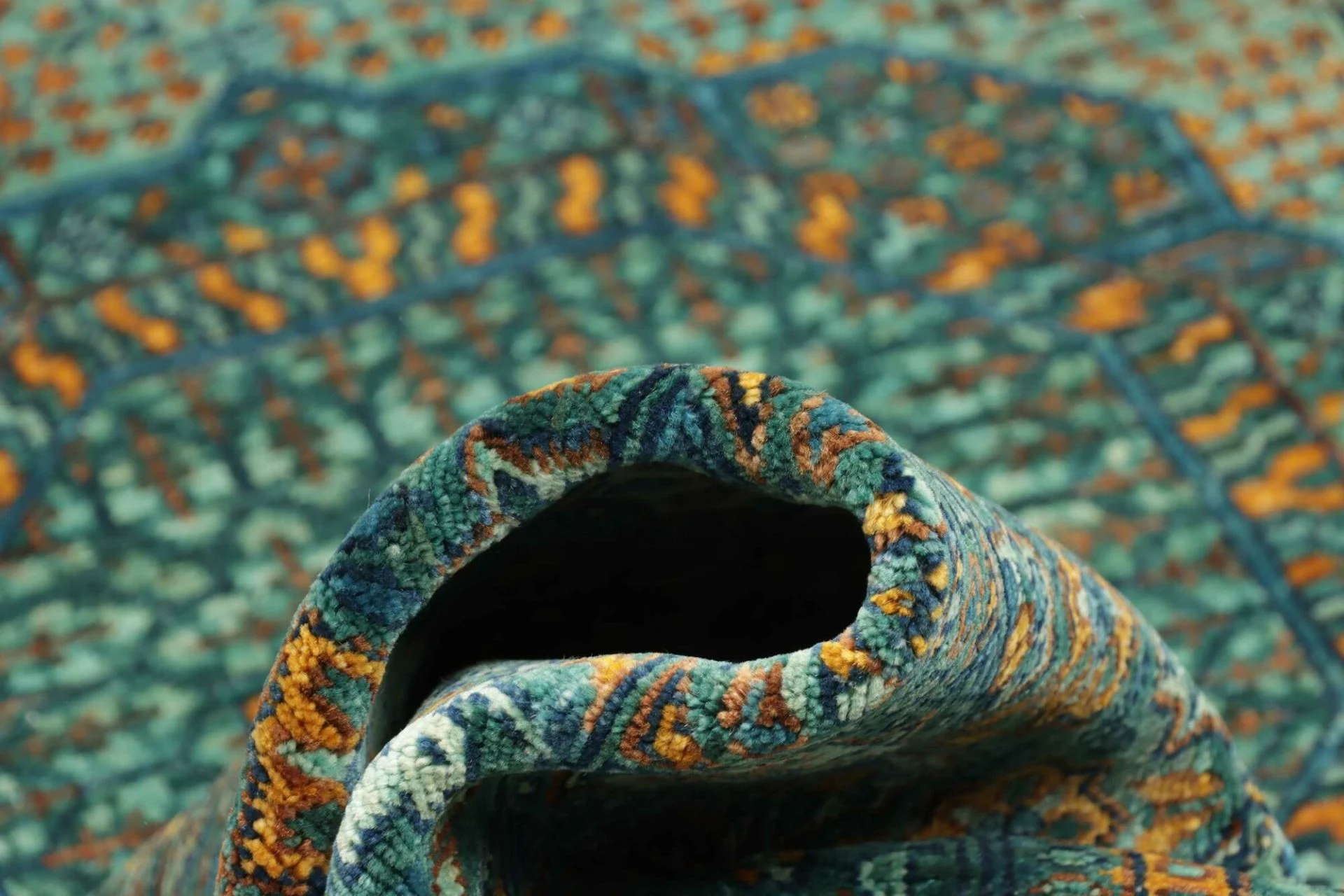 orientteppich-mamluk-170-x-235-cm-schurwolle-handgeknupft-grun-18 Mamluk Orientteppich aus Pakistan, 170 × 235 cm