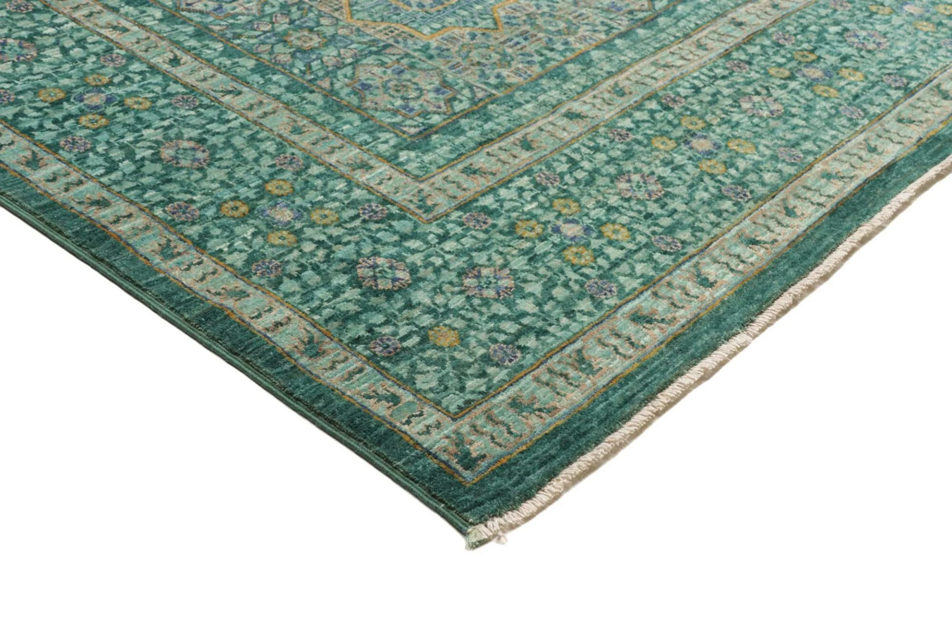 Mamluk Orientteppich 202 × 307 cm aus Wolle, handgeknüpft